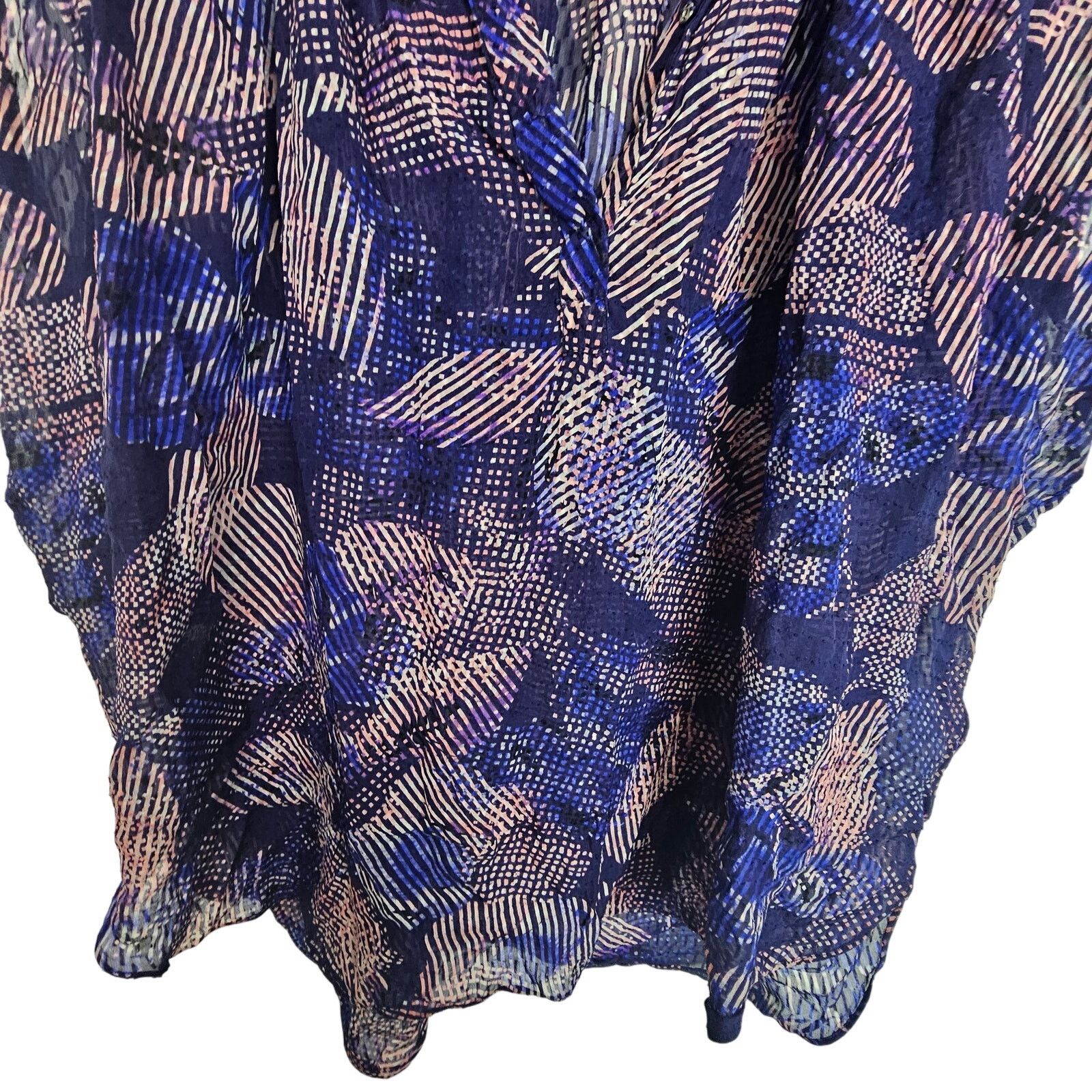Rebecca Taylor Rebecca Taylor Womens Silk Floral Blouse Size 8 Designer Size M / US 6-8 / IT 42-44 - 3 Thumbnail