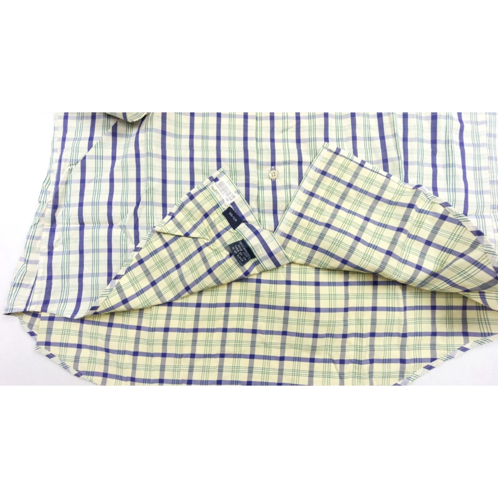 Faconnable VINTAGE Façonnable Button-Up Shirt Mens Small Yellow Checkered Long Sleeve Preppy Size US S / EU 44-46 / 1 - 5 Thumbnail