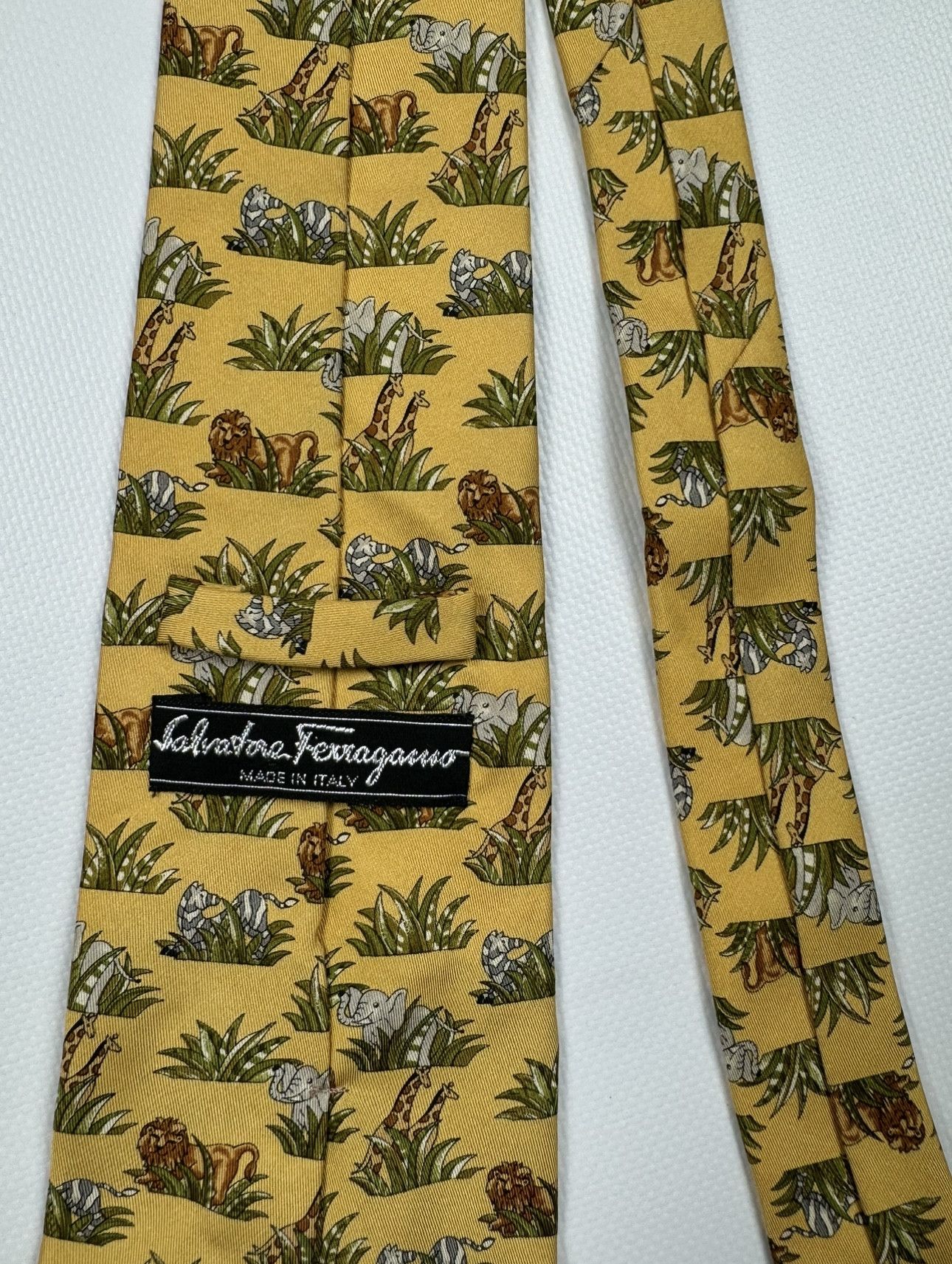 Salvatore Ferragamo Salvatore Ferragamo Tie Silk Size ONE SIZE - 6 Thumbnail