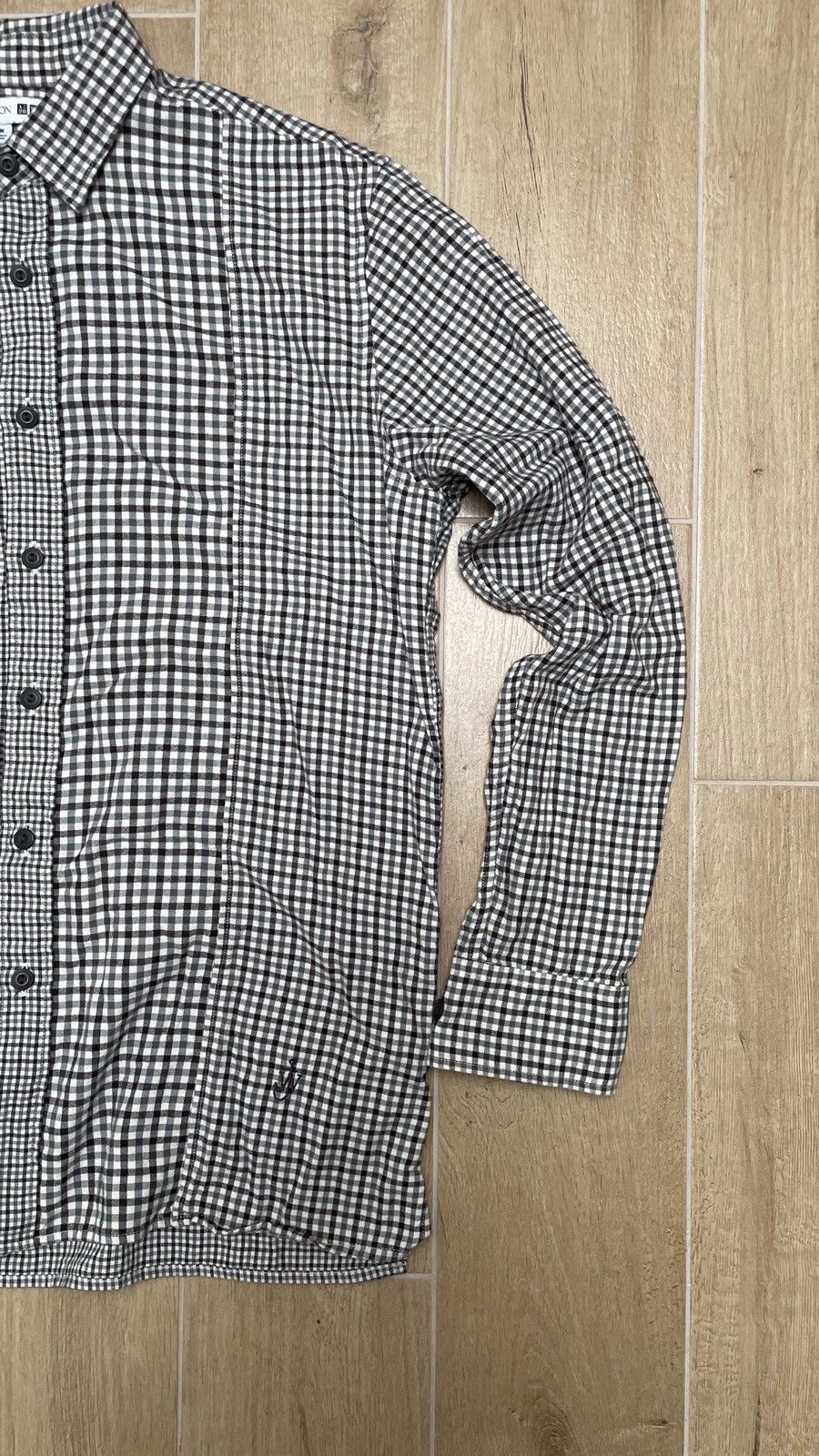 Uniqlo Vintage JW Anderson x Uniqlo Two Tone Shirt Size US M / EU 48-50 / 2 - 3 Thumbnail