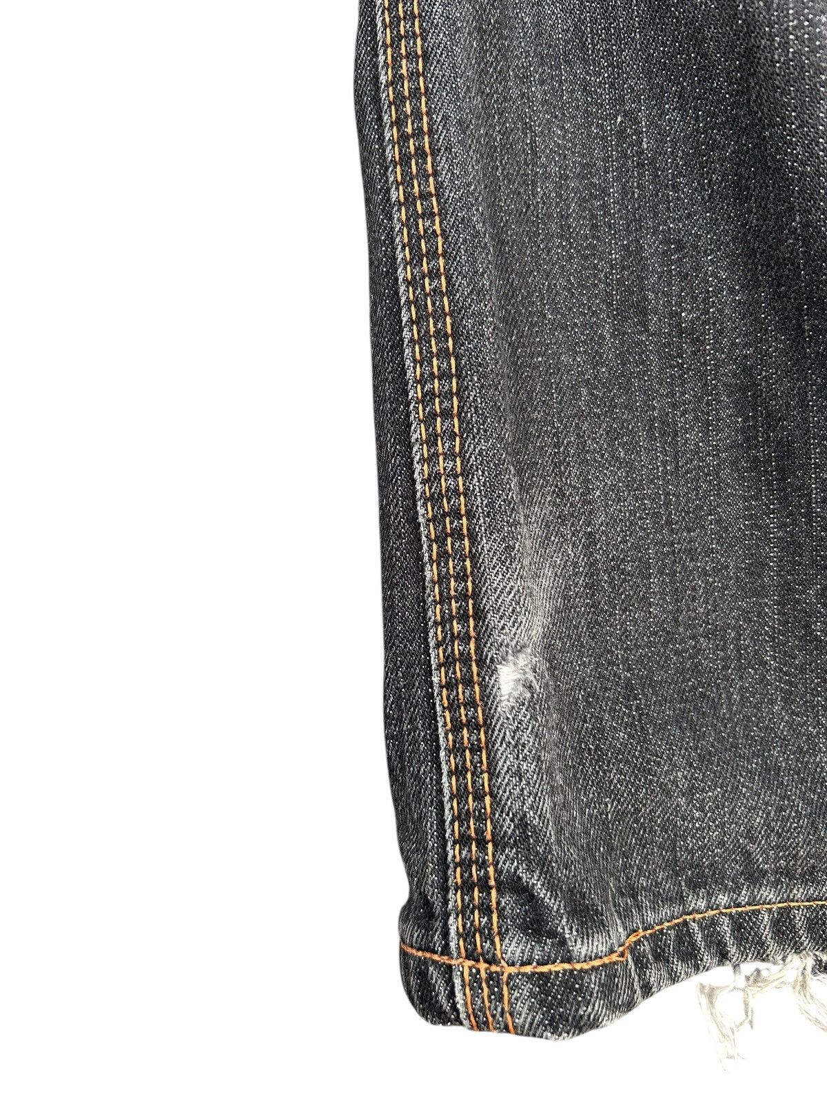Kapital Flare Vintage Edwin Buckle Back Distressed Denim Jeans Size US 31 - 12 Thumbnail