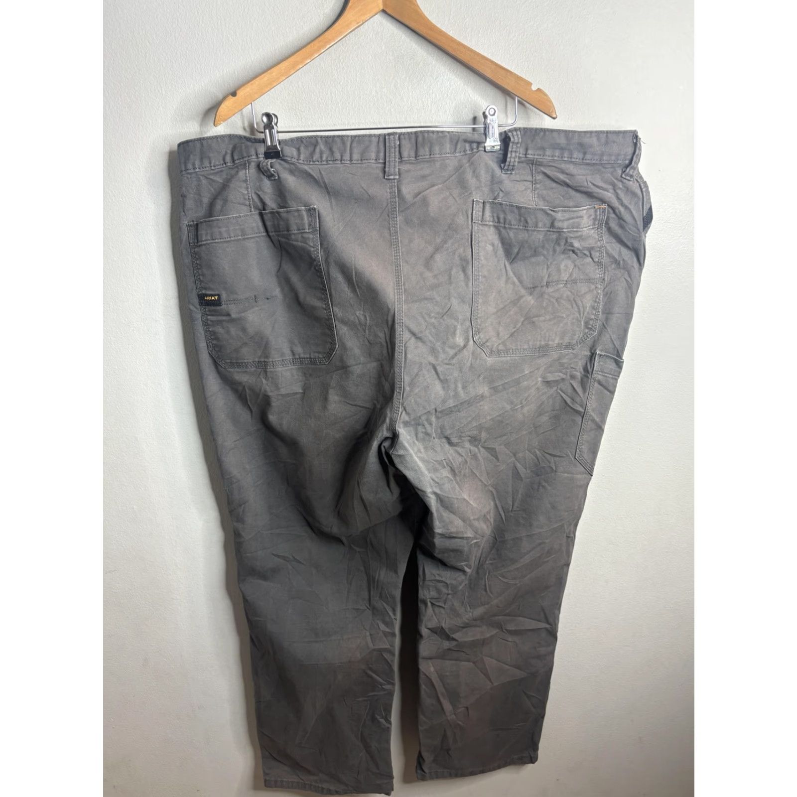 Ariat Ariat M4 Rebar Pants Mens 50x30 Gray Relaxed Straight Workwear Utility Durable Carpenter Pants Mens 50x30 Gray Size US 34 / EU 50 - 5 Thumbnail