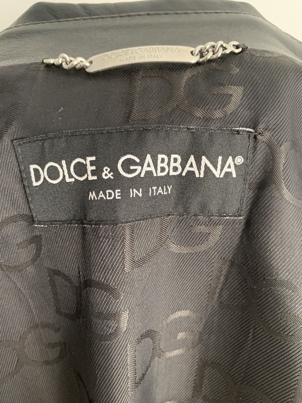Dolce & Gabbana Jacket leather for men Dolce &Gabbana Size US XL / EU 56 / 4 - 6 Thumbnail