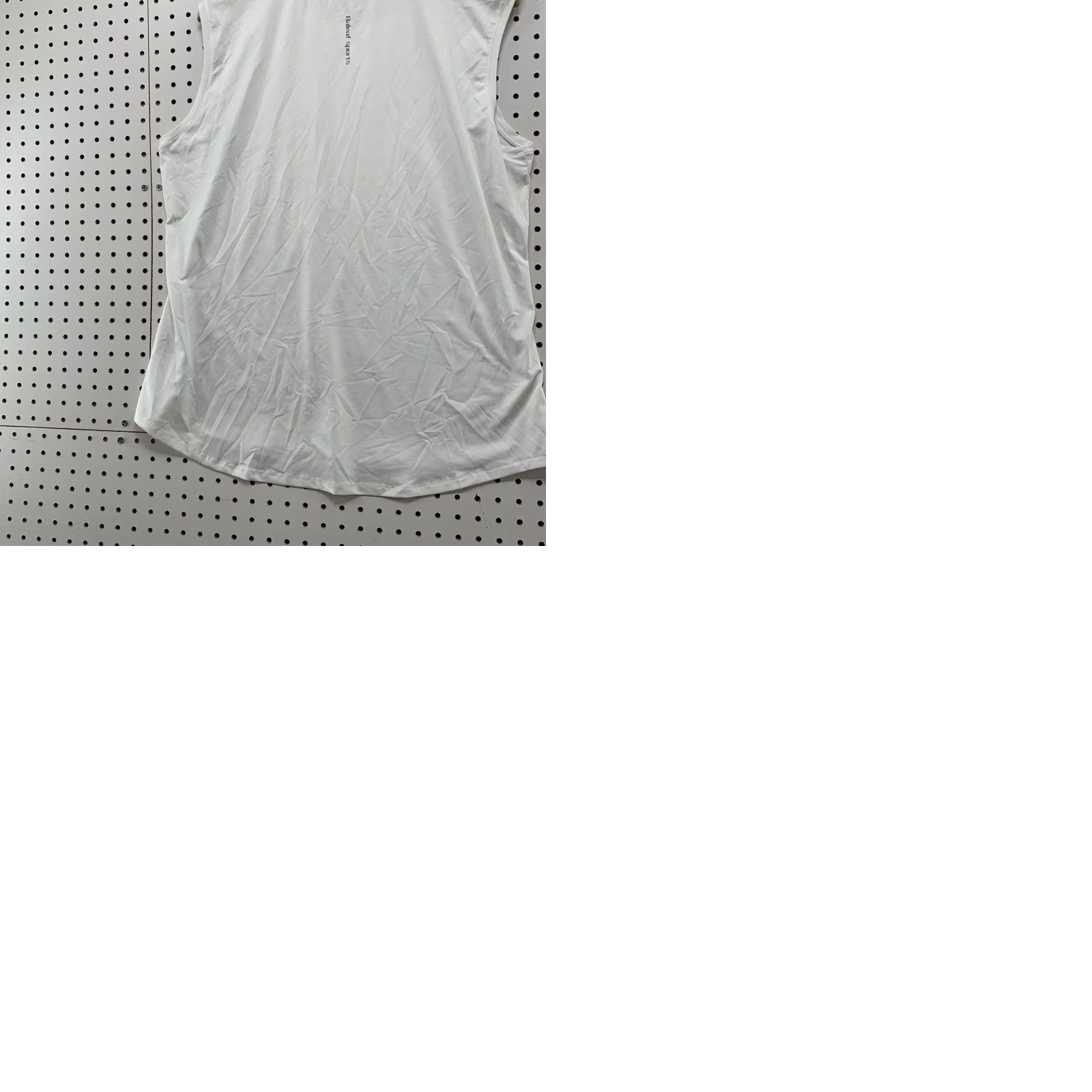 Vintage Baleaf Athletic Top Shirt Womens 2XL White Sleeveless Polyester Spandex Yoga Size XXL / US 16-18 / IT 52-54 - 9 Thumbnail