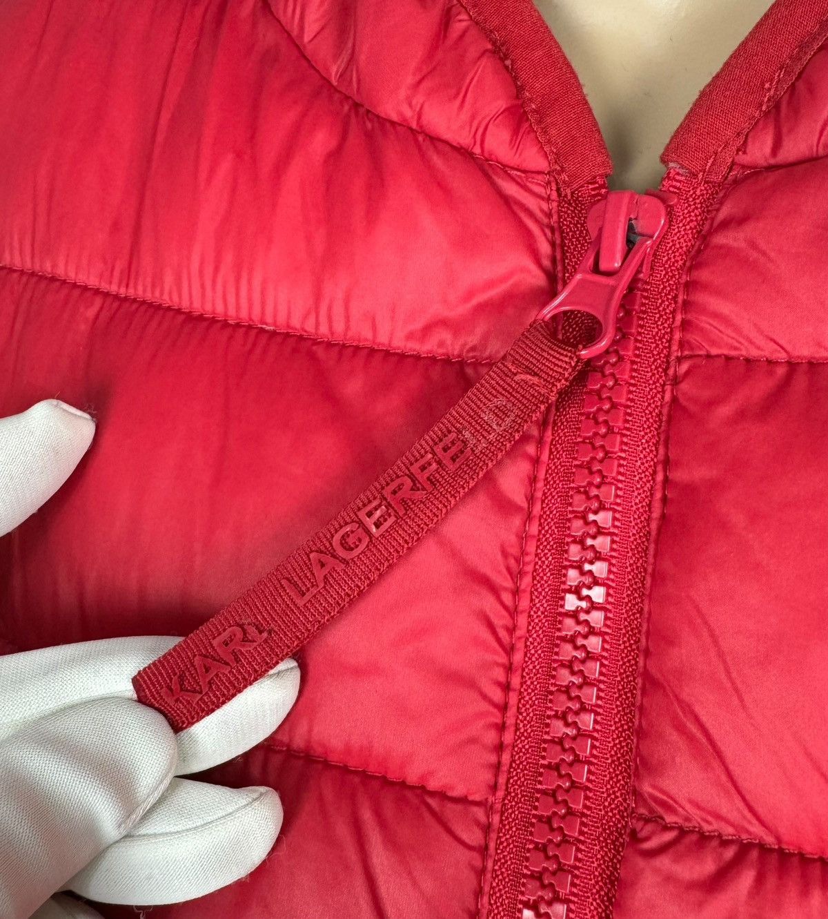 Karl Lagerfeld Karl Lagerfeld Faux Down Quilted Jacket size L Size L / US 10 / IT 46 - 4 Thumbnail