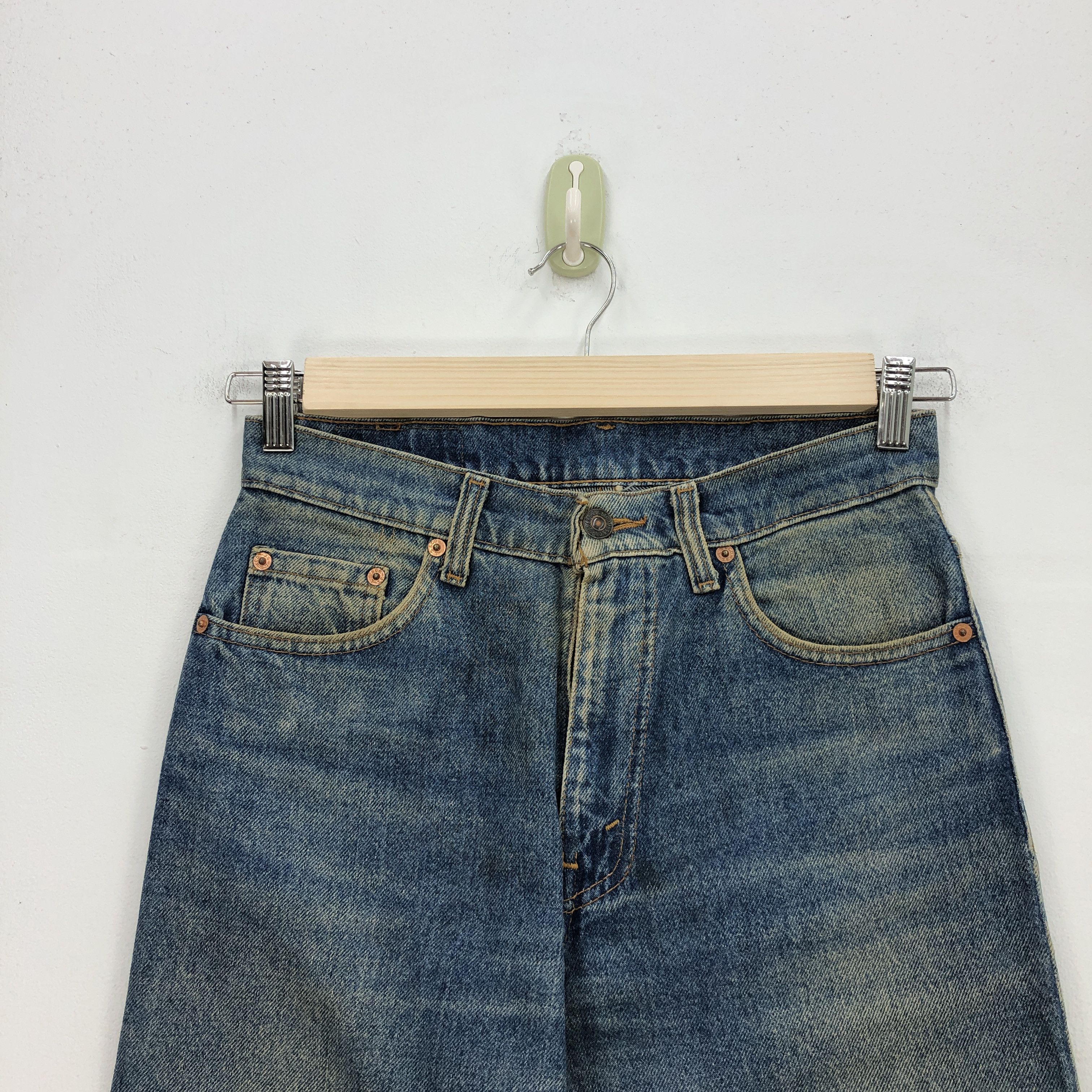 Levi's Vintage Levis 510 Stonewash Jeans Levi's Mud Faded Denim Size 28" / US 6 / IT 42 - 3 Thumbnail