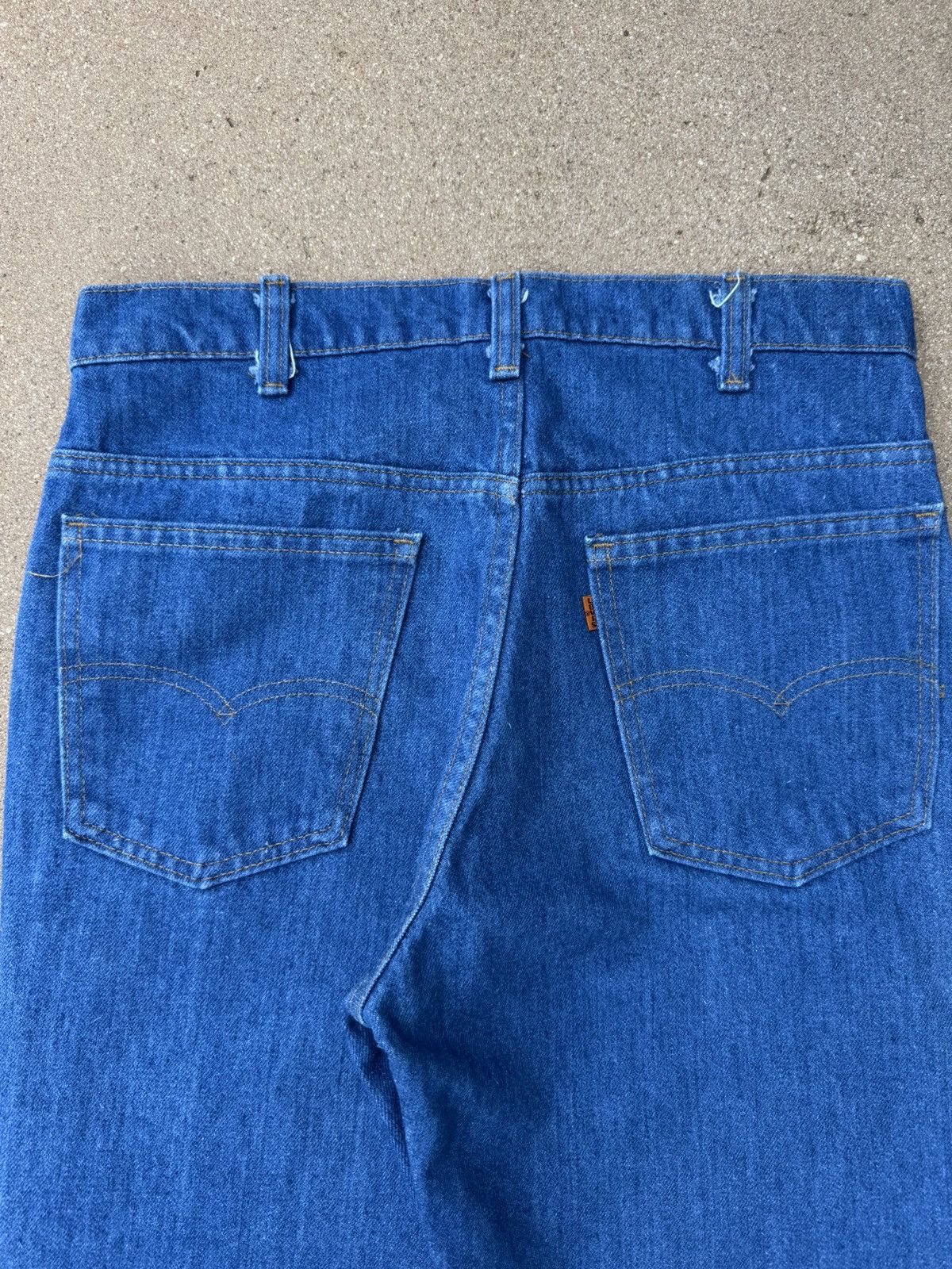 Levi's × Vintage Vtg 70’s Levi’s 646 Orange Tab Bellbottom Flare Jeans 33x29 Size US 33 - 7 Thumbnail