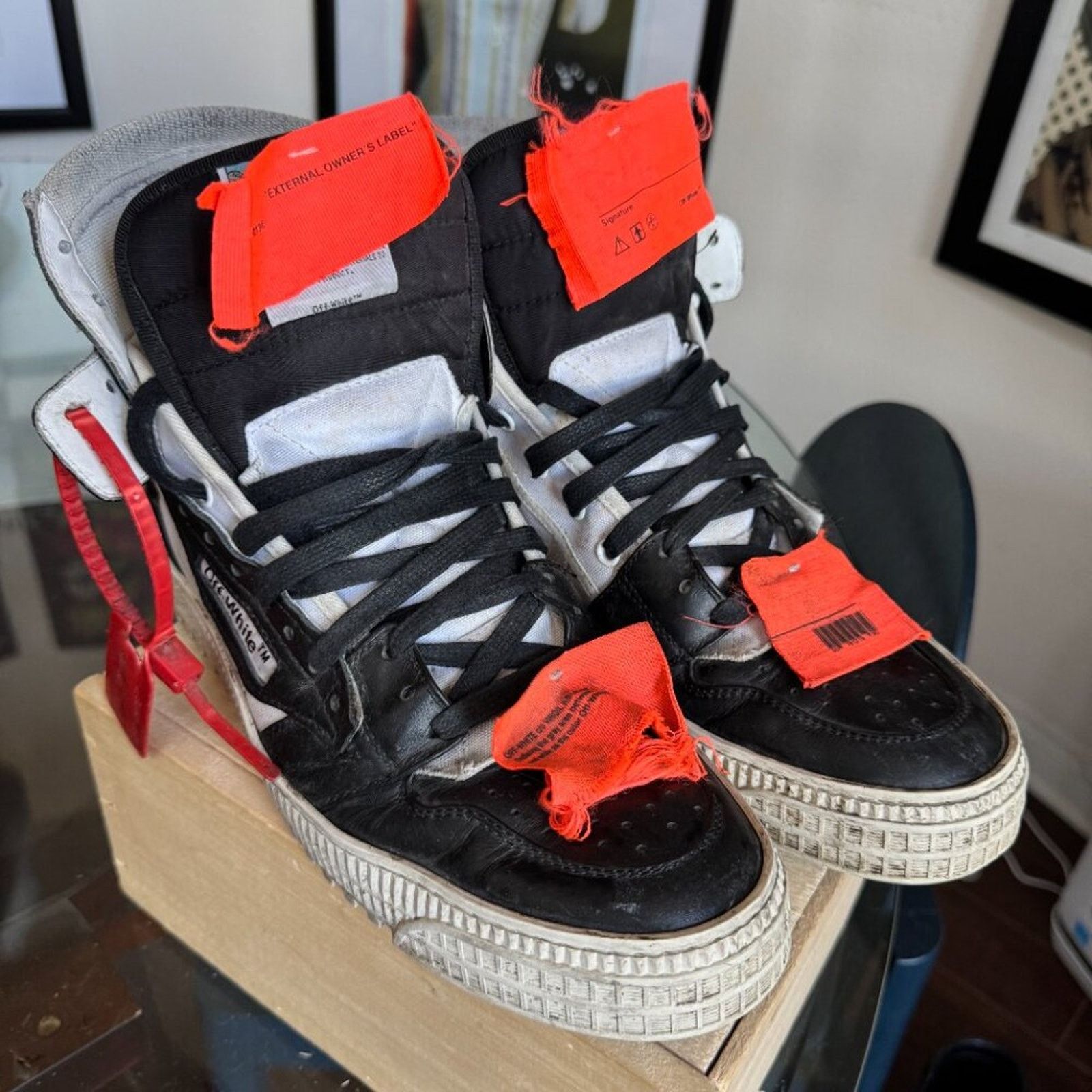 Off-White Off-White by Virgil Abloh 3.0 High-Top Sneakers, Men’s 11 Size US 11 / EU 44 - 6 Thumbnail