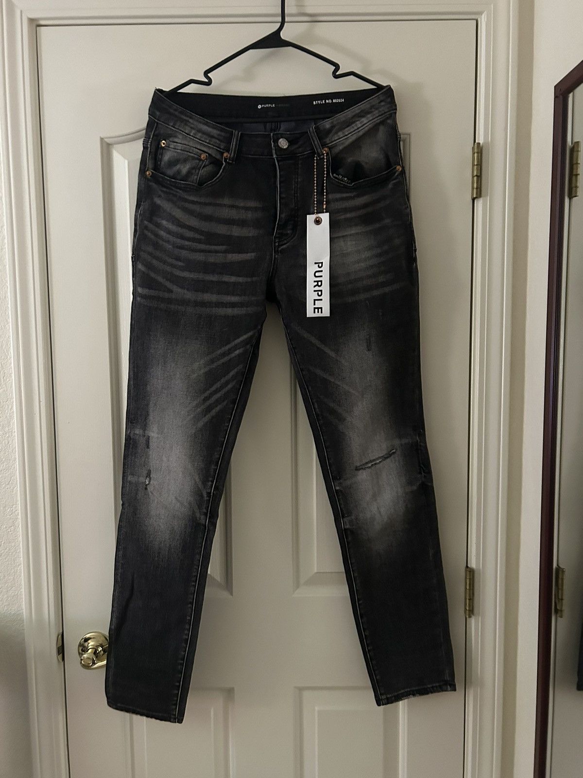 Vintage PURPLE JEANS BRAND NEW NEVER WORN Size US 32 / EU 48 - 1 Thumbnail