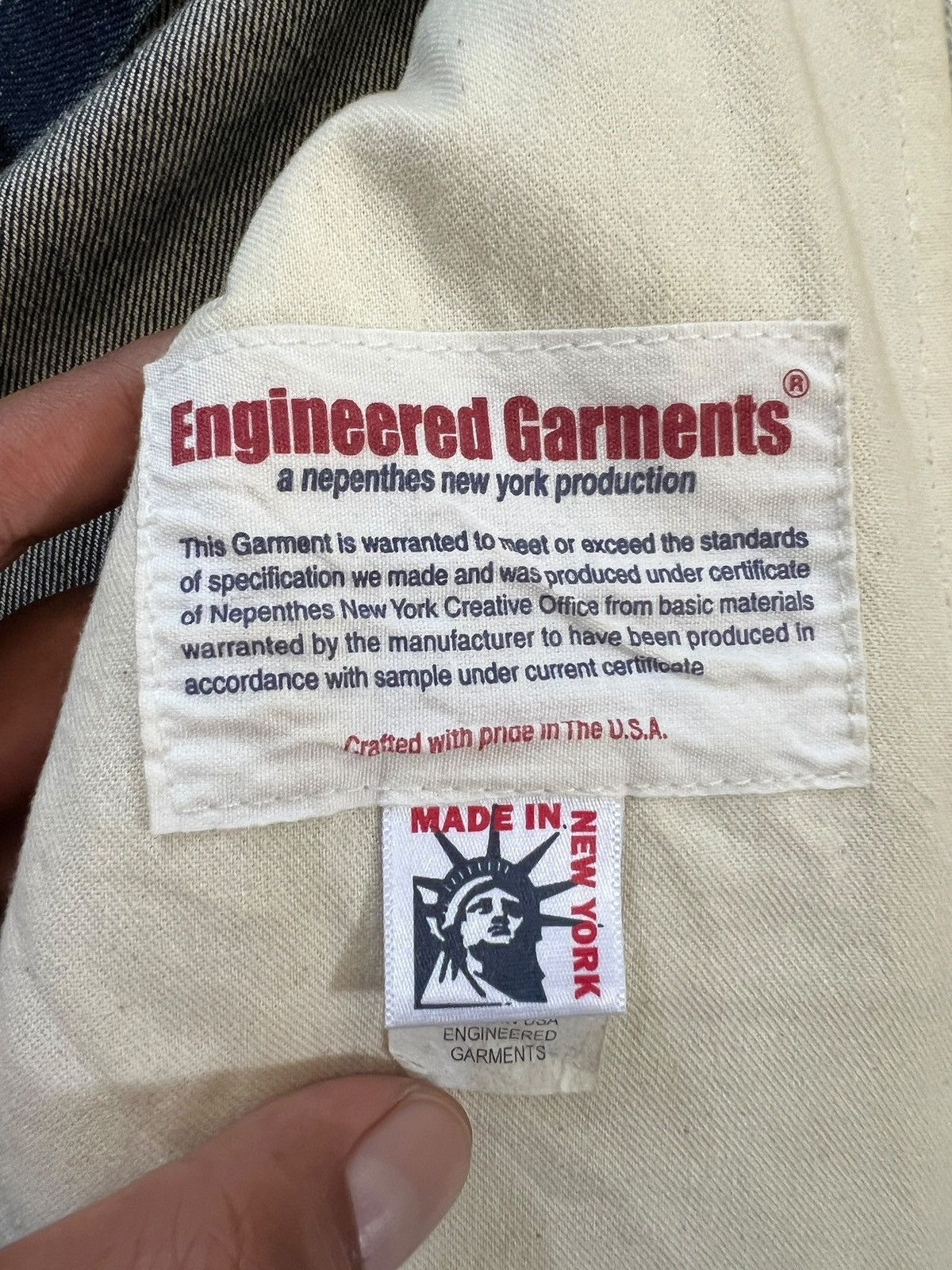 Engineered Garments Engineered Garments Selvedge Denim Jacket Size US XS / EU 42 / 0 - 17 Thumbnail