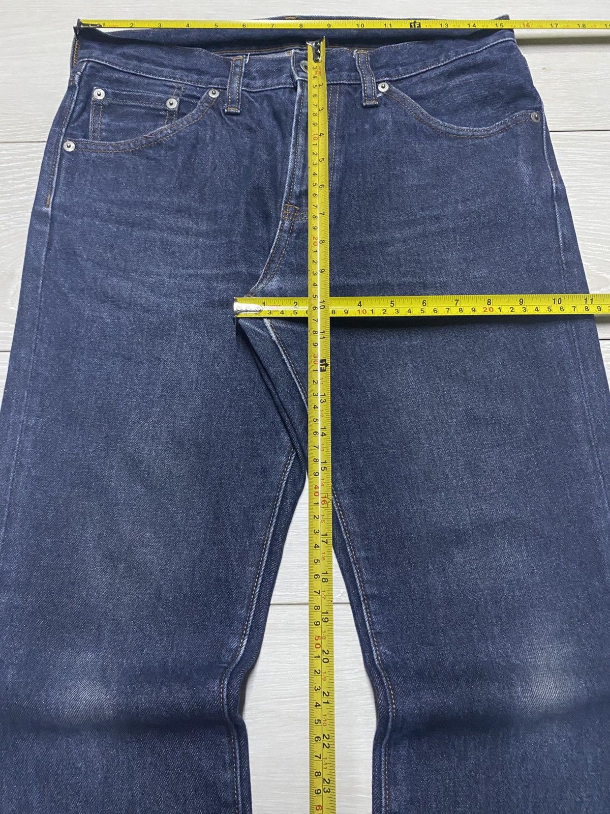 GU × Undercover Vintage Gu Denim Slim Fit Skinny Jeans Size US 30 / EU 46 - 9 Thumbnail
