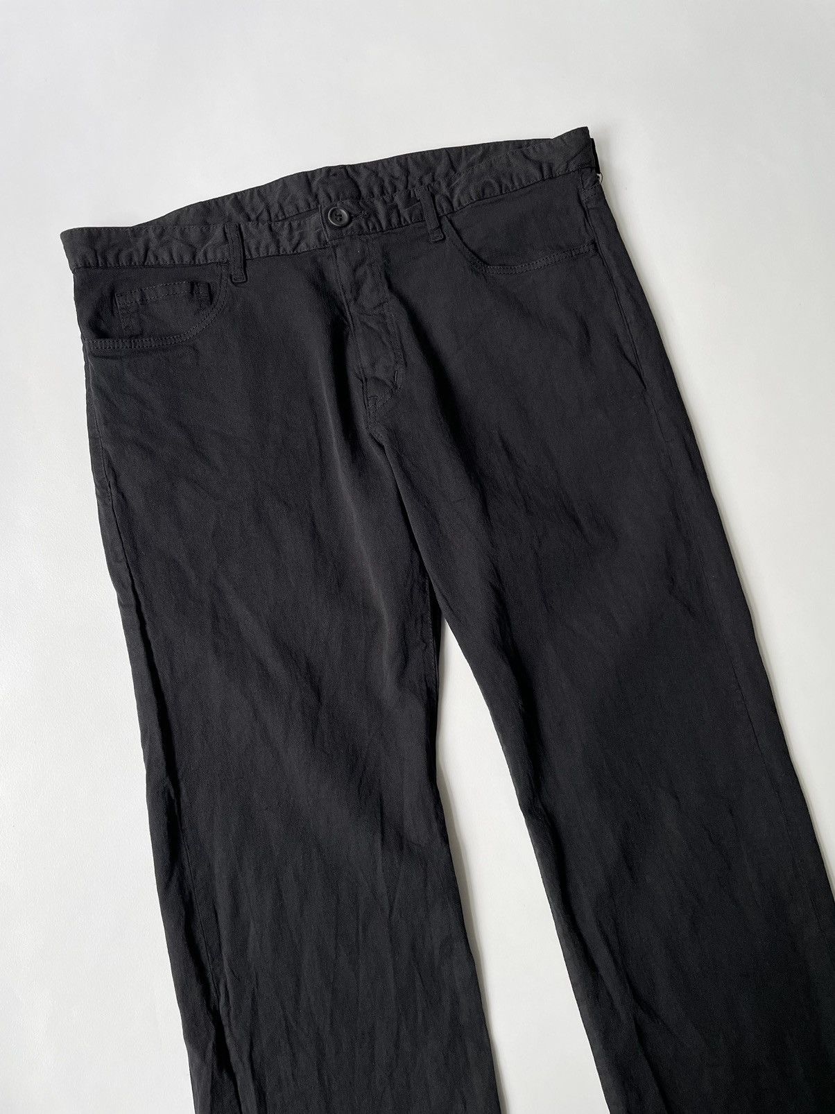 Comme des Garcons A/W 05 Black Tech Twill Trousers Size US 36 / EU 52 - 8 Thumbnail