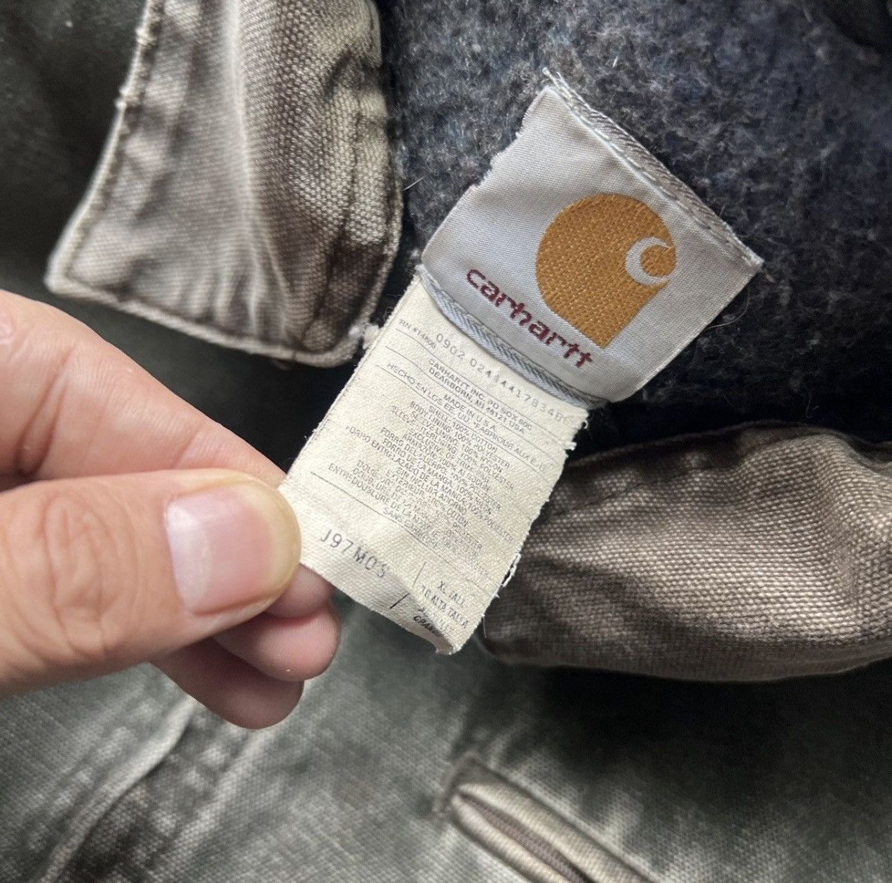 Carhartt Vintage Carhartt Detroit Jacket workwear moss Size US XL / EU 56 / 4 - 8 Thumbnail