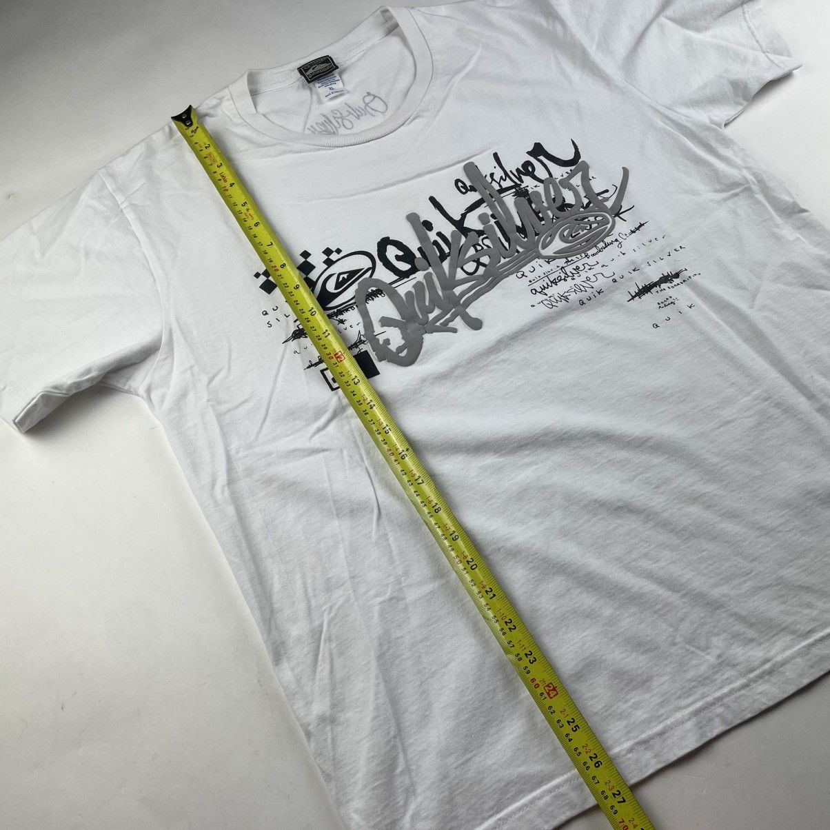 Quiksilver Vintage Surfer Quiksilver Doodle T-Shirt Puff Print Y2K Surf Size US XL / EU 56 / 4 - 9 Thumbnail