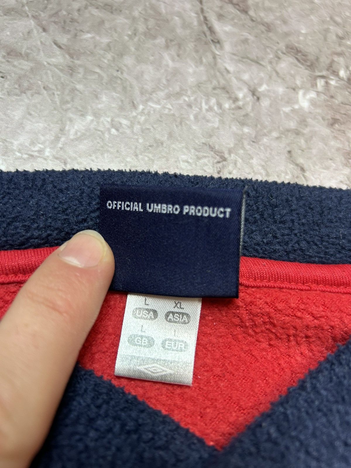 Umbro × Vintage Vintage Umbro Fleece sweatshirt Size US XL / EU 56 / 4 - 6 Thumbnail