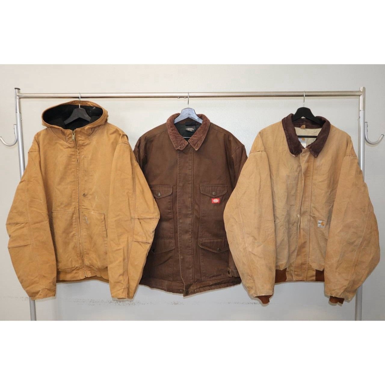 Vintage Vintage Carhartt Work Jacket Lot (9) USA Made Detroit Dickie Size US XL / EU 56 / 4 - 2 Thumbnail