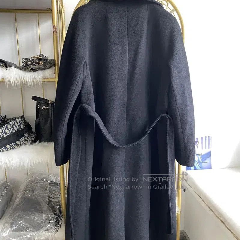 Max Mara MaxMara Black Shearling Women's Coat . Size XL / US 12-14 / IT 48-50 - 2 Thumbnail