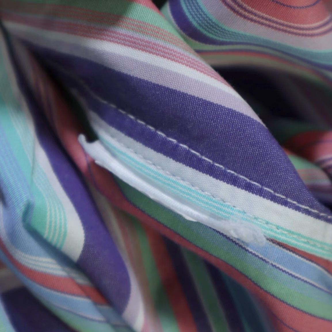 Tommy Hilfiger Tommy Hilfiger Shirt Slim Fit Rainbow Striped Long Sleeve Button Down Shirt Men's XL Size US XL / EU 56 / 4 - 6 Thumbnail