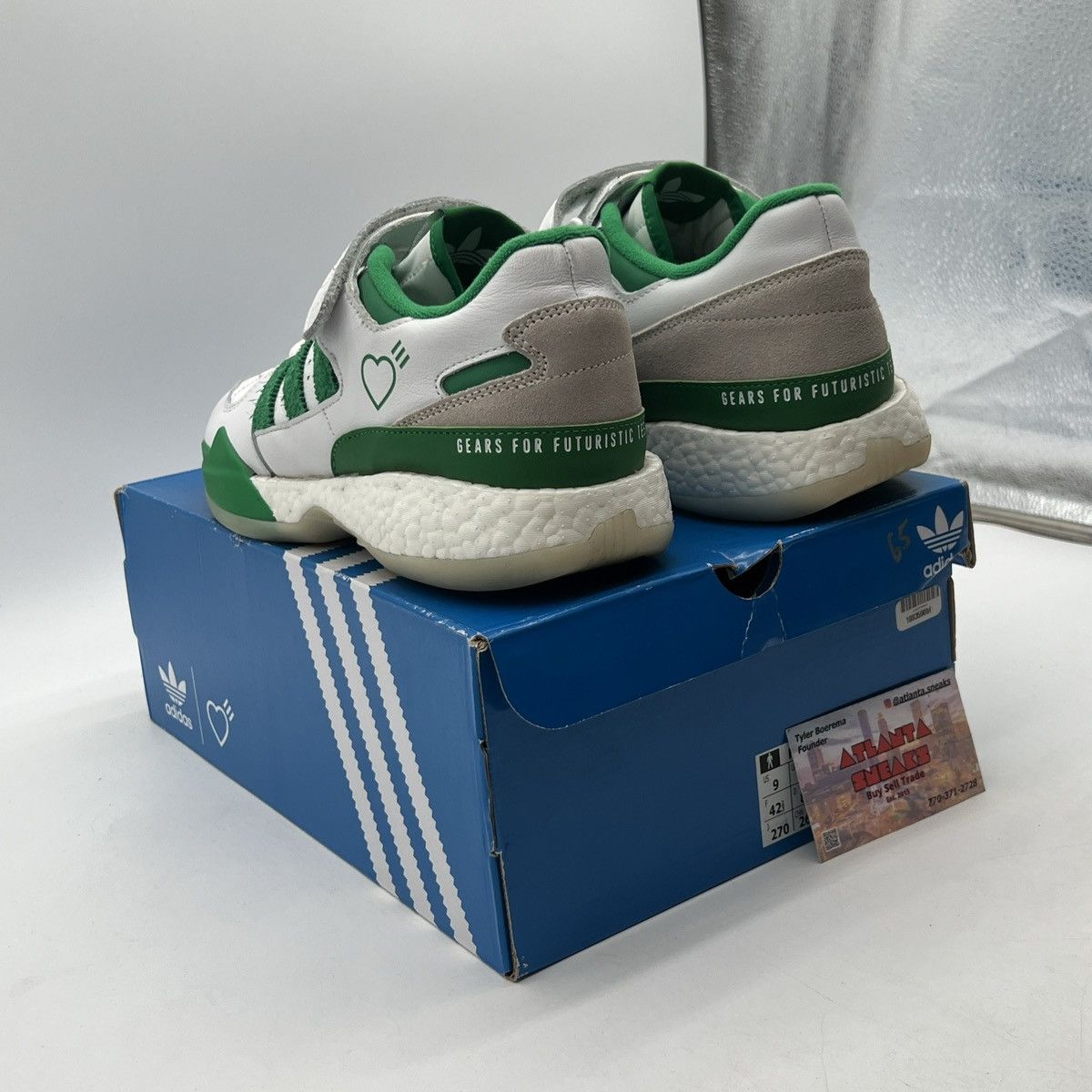 Adidas Human made low green Size US 9 / EU 42 - 4 Thumbnail