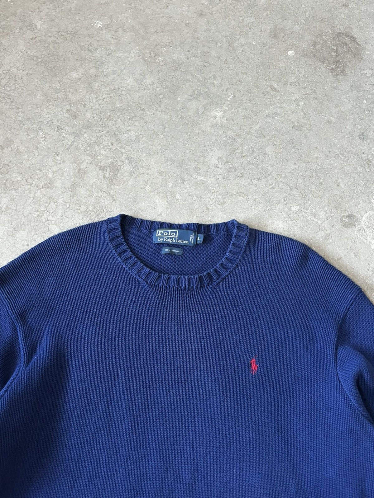 Polo Ralph Lauren Vintage Polo Ralph Lauren hand knit sweater XL Size US XL / EU 56 / 4 - 2 Thumbnail