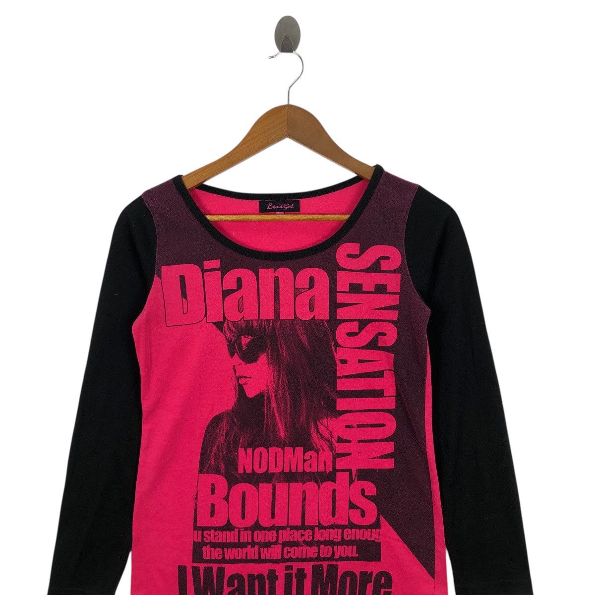 Japanese Brand Diana Trout Long Sleeve Ovp Logo Japanese Brand Size L / US 10 / IT 46 - 2 Thumbnail