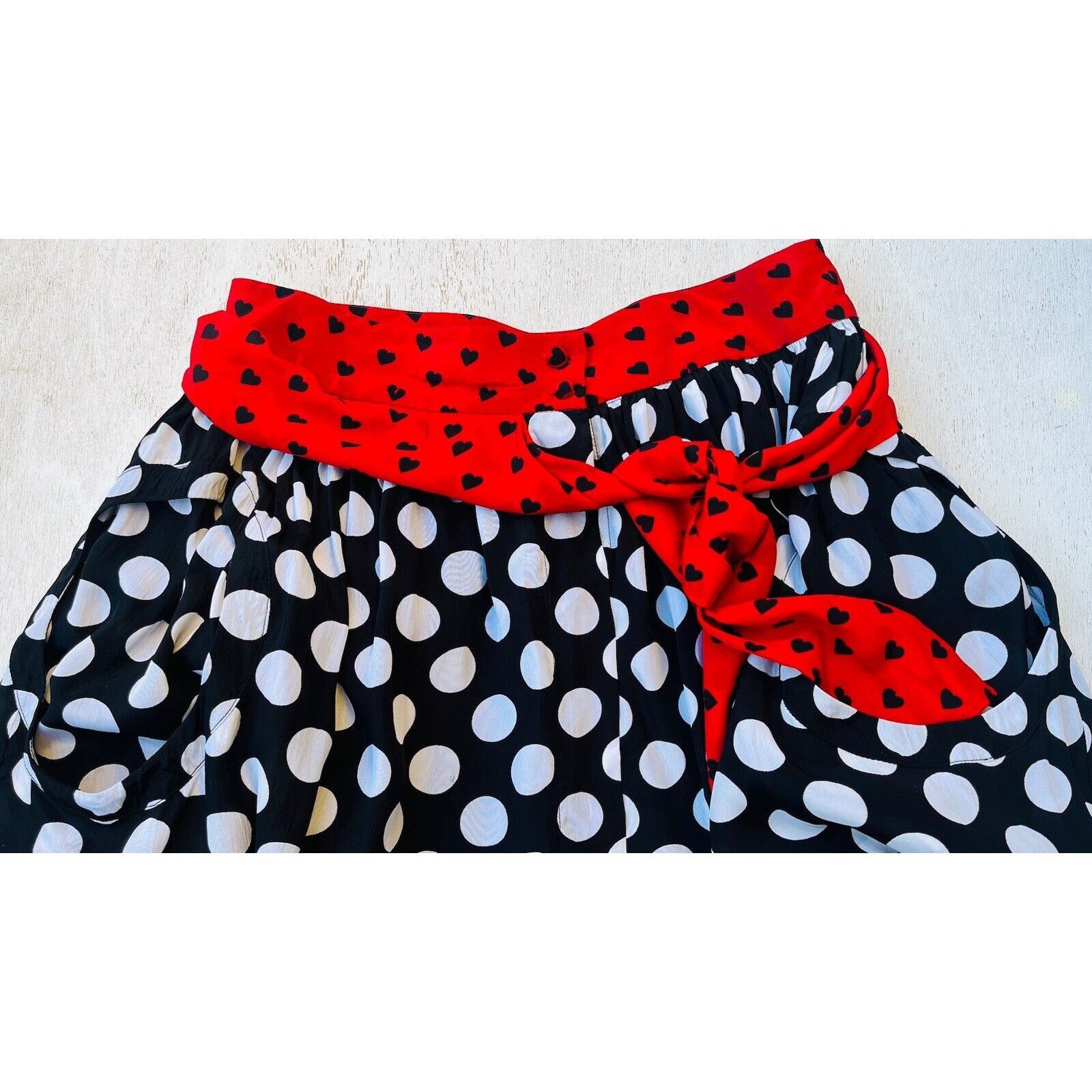 Diesel Diesel Women's 0-MARCIL Skirt Hearts & Polka Dots Print Pock Size 27" / US 4 / IT 40 - 9 Thumbnail