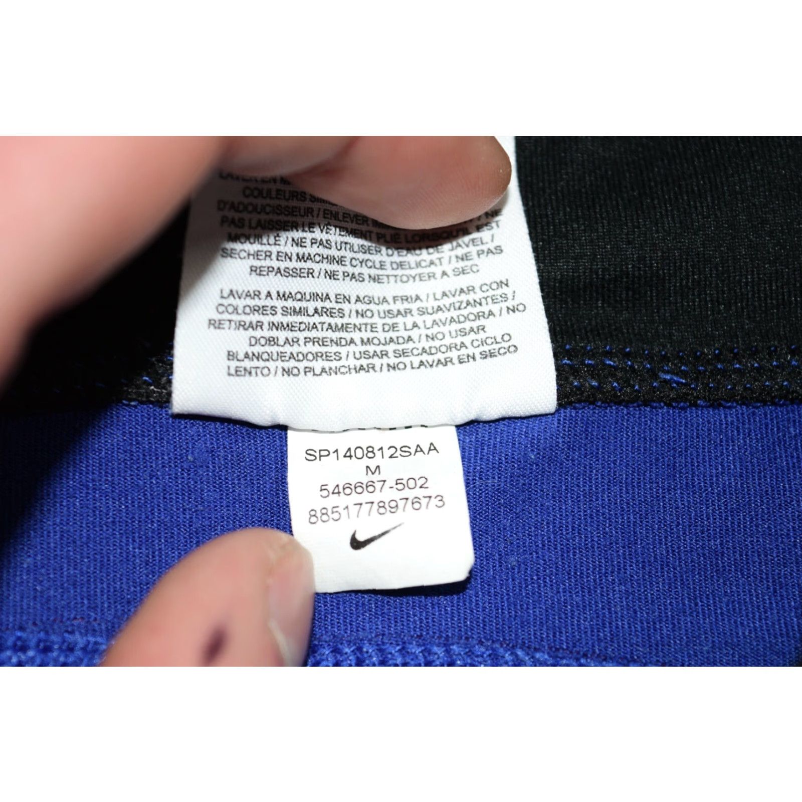 Nike NIKE Dri-FIT Epic Run Crop Tight Pants Running Athleisure Women's M Purple Cropped Inseam 22 Pockets Size 32" / US 10 / IT 46 - 7 Thumbnail