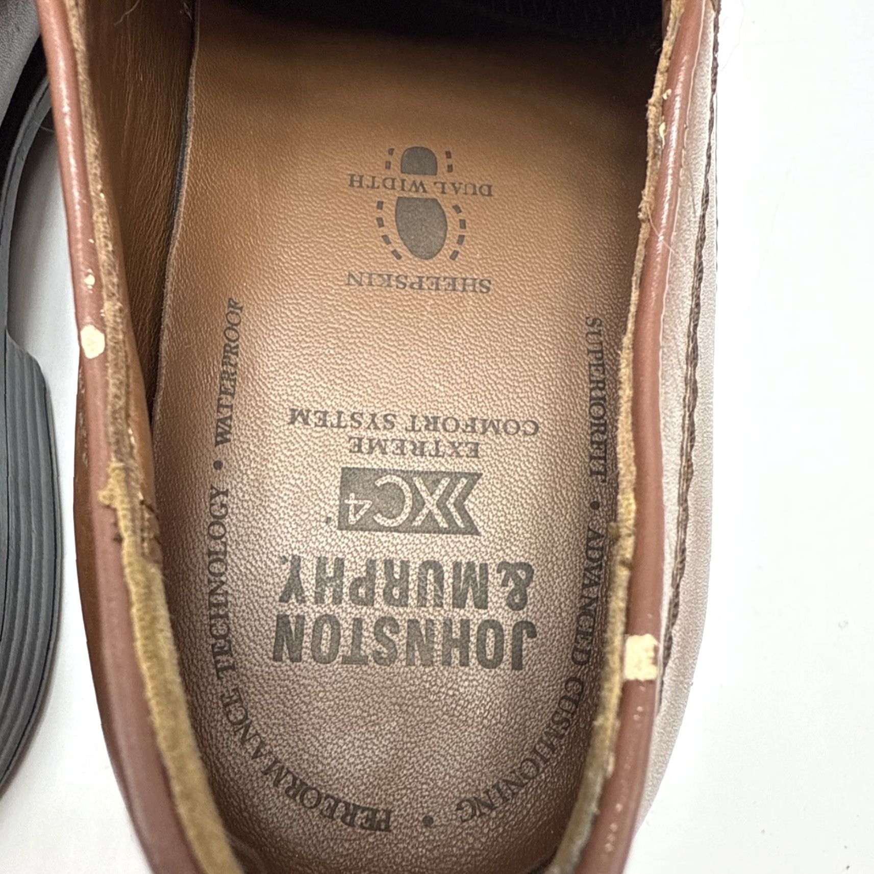 Johnston & Murphy Johnston & Murphy XC4 Maddox Penny Loafer Brown Leather Mens Size 8 M Slip On Dress Shoes Classic 20th Century? Size US 8 / EU 41 - 5 Thumbnail