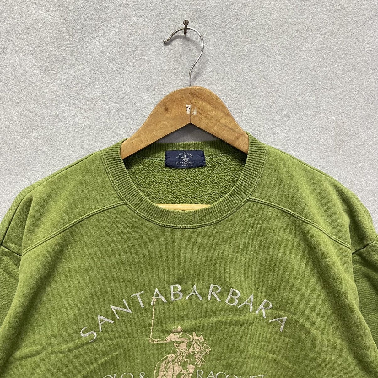 Vintage Vintage Y2K Santa Barbara Polo & Racquet Club Sweatshirt Size US L / EU 52-54 / 3 - 2 Thumbnail