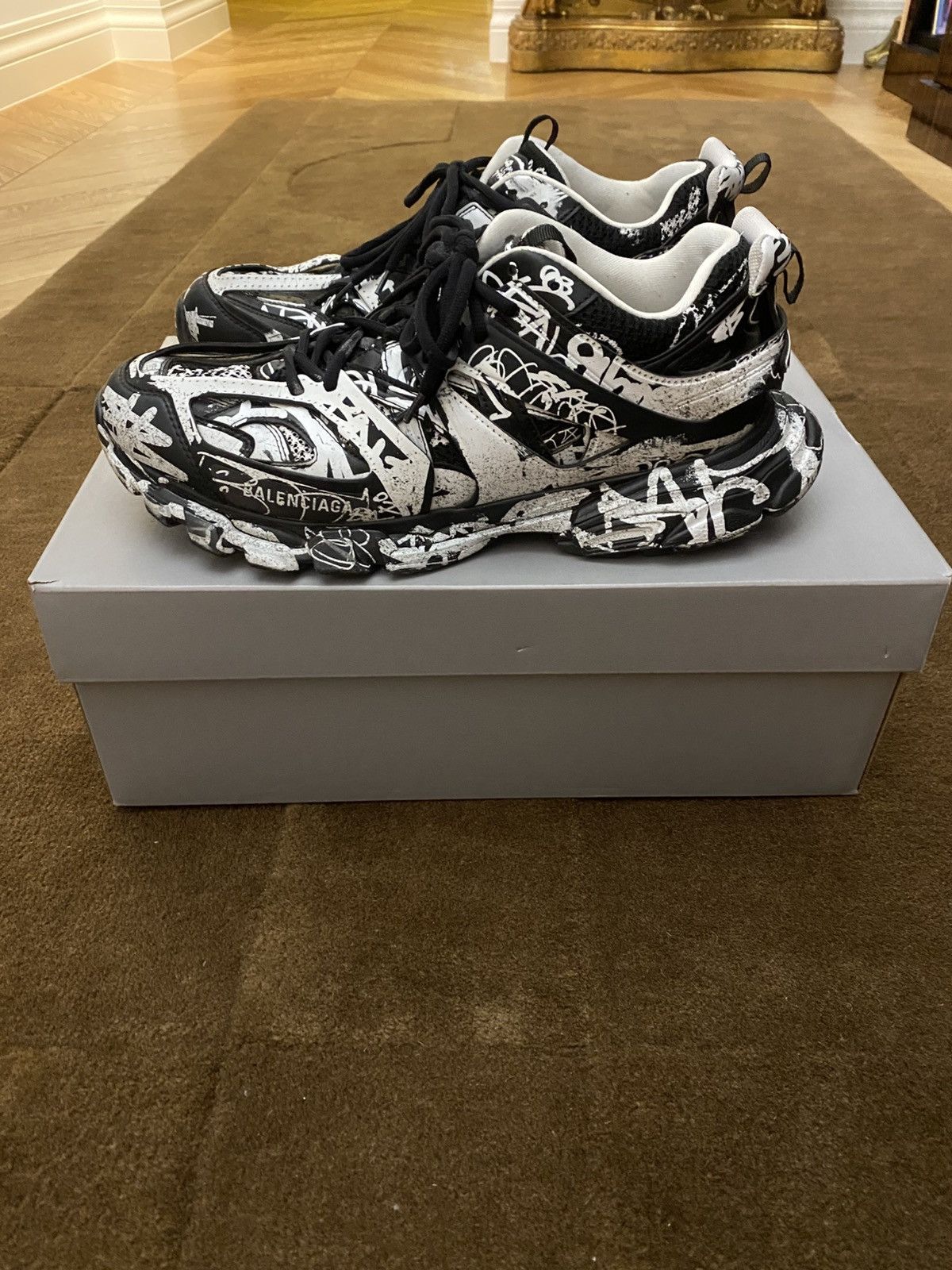 Balenciaga Balenciaga track graffiti Size US 12 / EU 45 - 1 Thumbnail