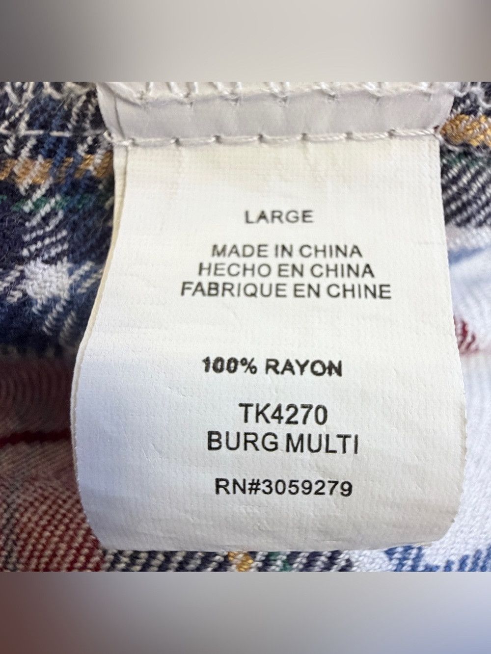 Anthropologie Women’s Plaid Flannel Tunic Shirt Dress Size Large Size L / US 10 / IT 46 - 6 Thumbnail