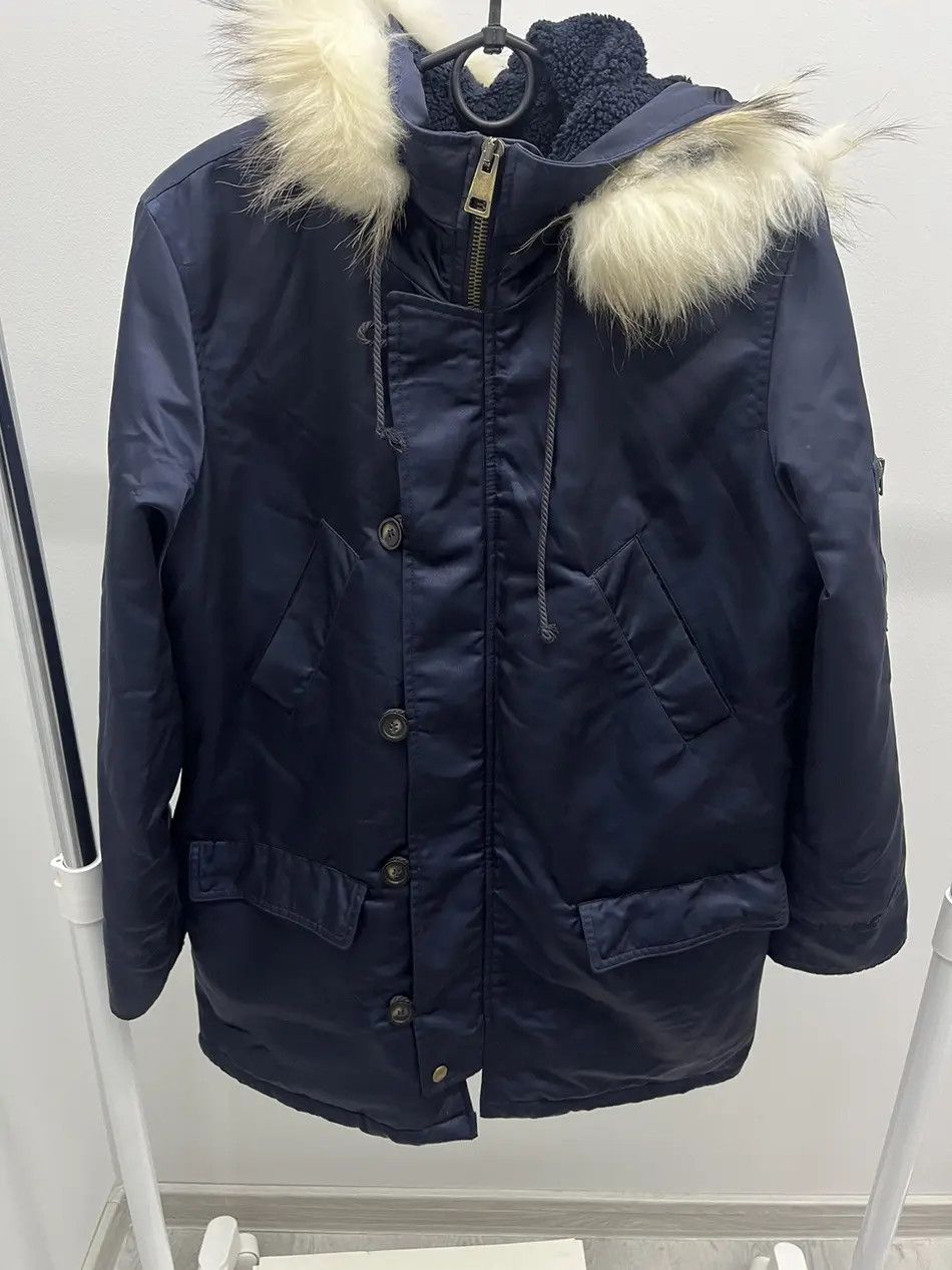 A.P.C. A.P.C. Fur Hooded Parka Jacket Size M / US 6-8 / IT 42-44 - 1 Thumbnail