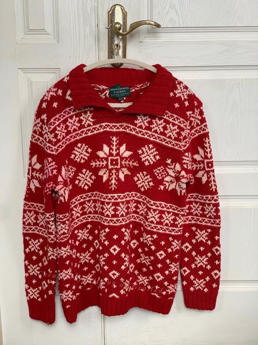 Ralph Lauren Ralph Lauren Classic Snowflake Sweater Size S / US 4 / IT 40 - 1 Thumbnail