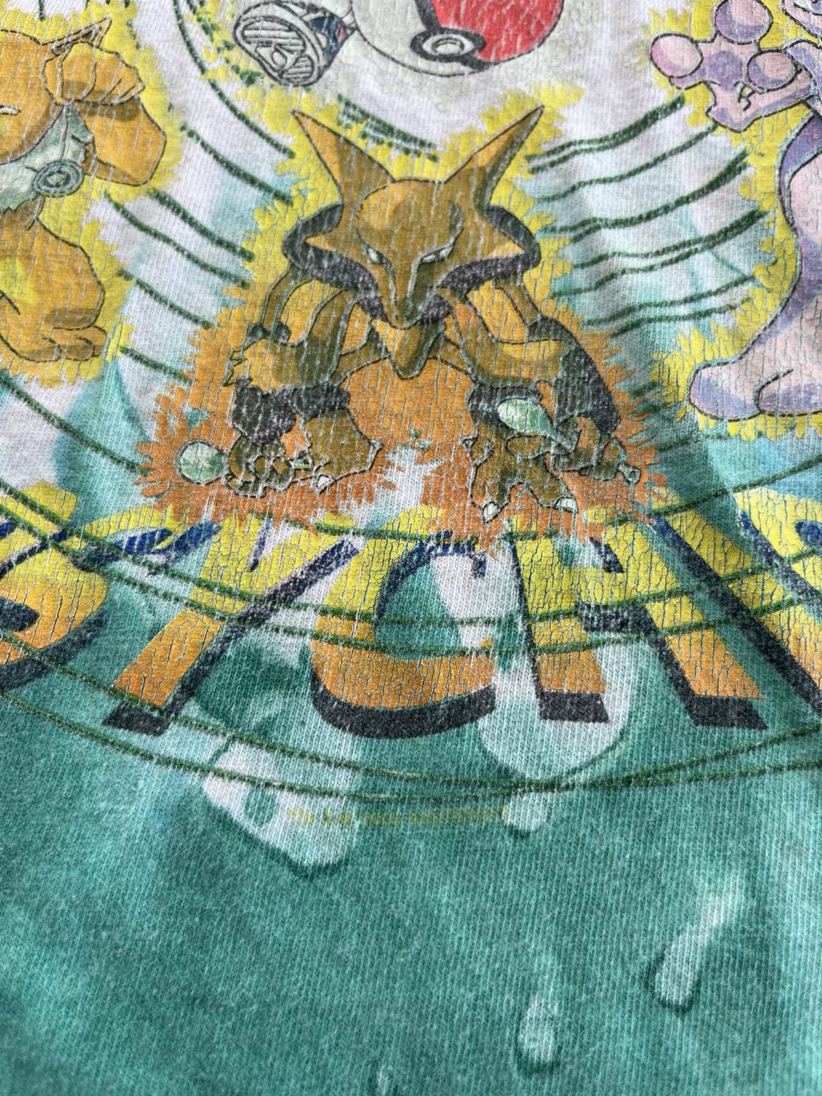 Nintendo × Pokemon × Vintage Vintage PSYCHIC Pokemon Nintendo 2000’s (kid size) Tshirt Size US L / EU 52-54 / 3 - 6 Thumbnail