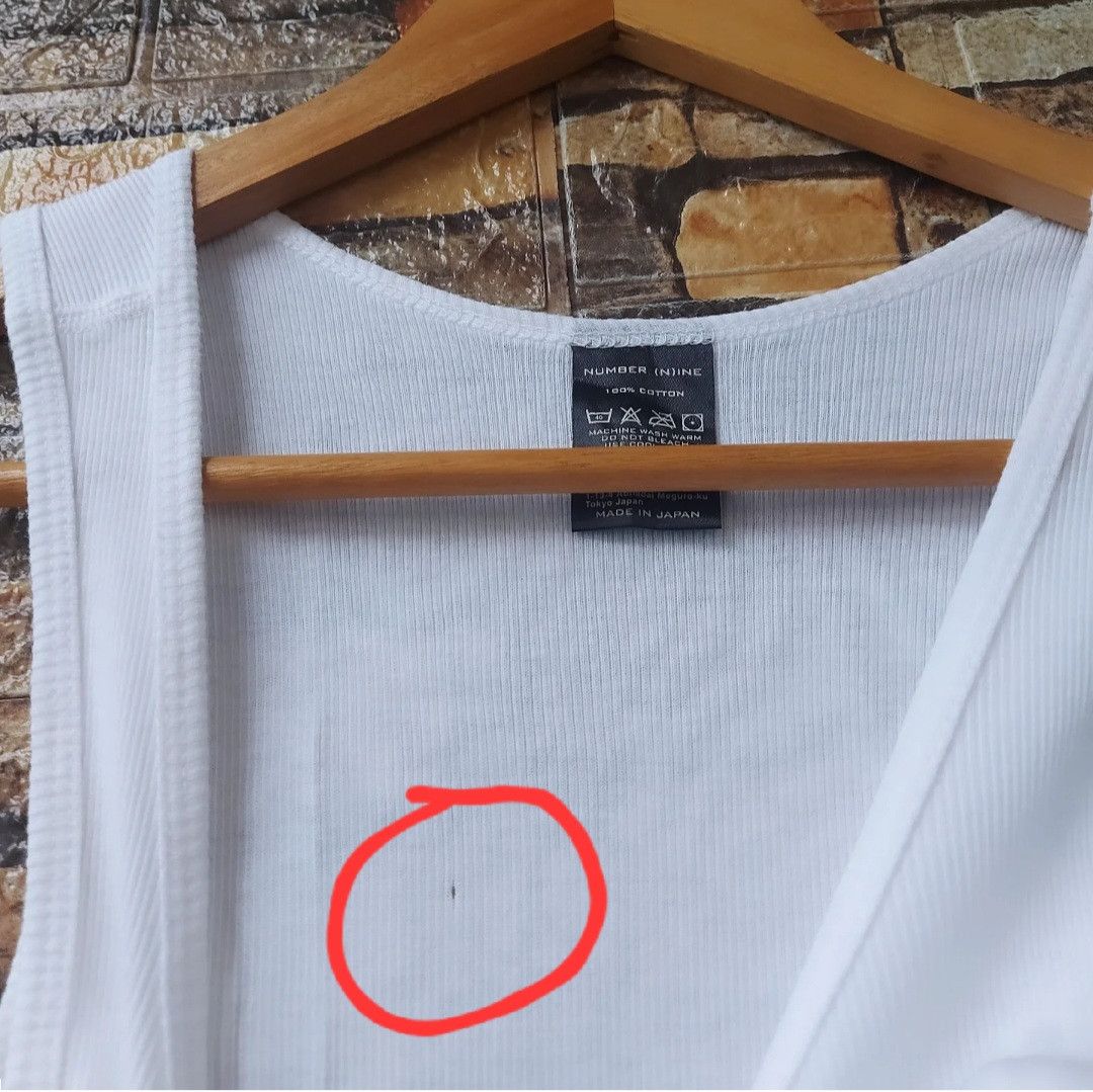 Japanese Brand × Number (N)ine Number Nine Slim Fit Tanktop Size US M / EU 48-50 / 2 - 5 Thumbnail