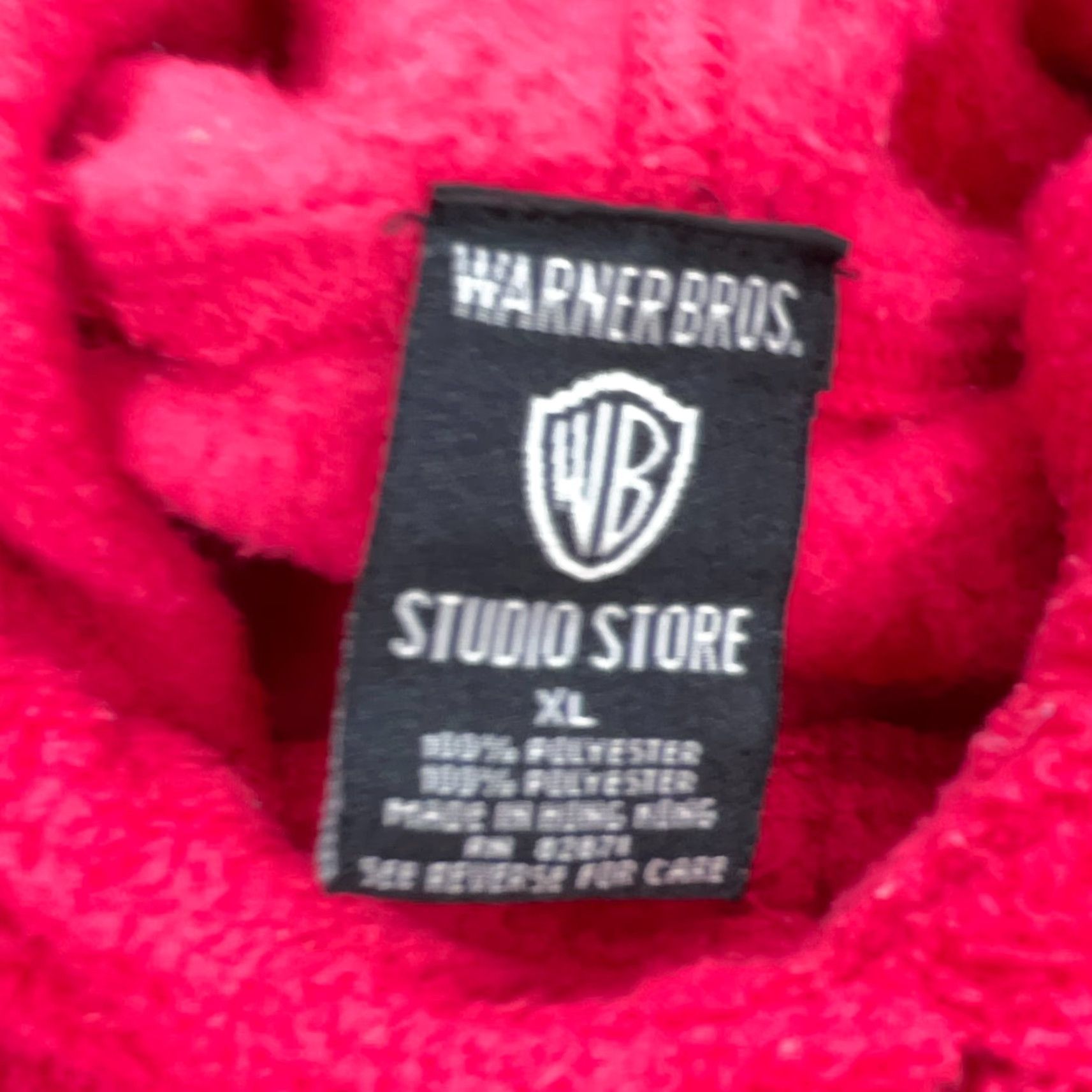 Vintage VINTAGE Warner Bros. Looney Tunes Hoodie Women XL Pink Fleece Pullover Sweatshirt 90s Cartoon Size XL / US 12-14 / IT 48-50 - 5 Thumbnail