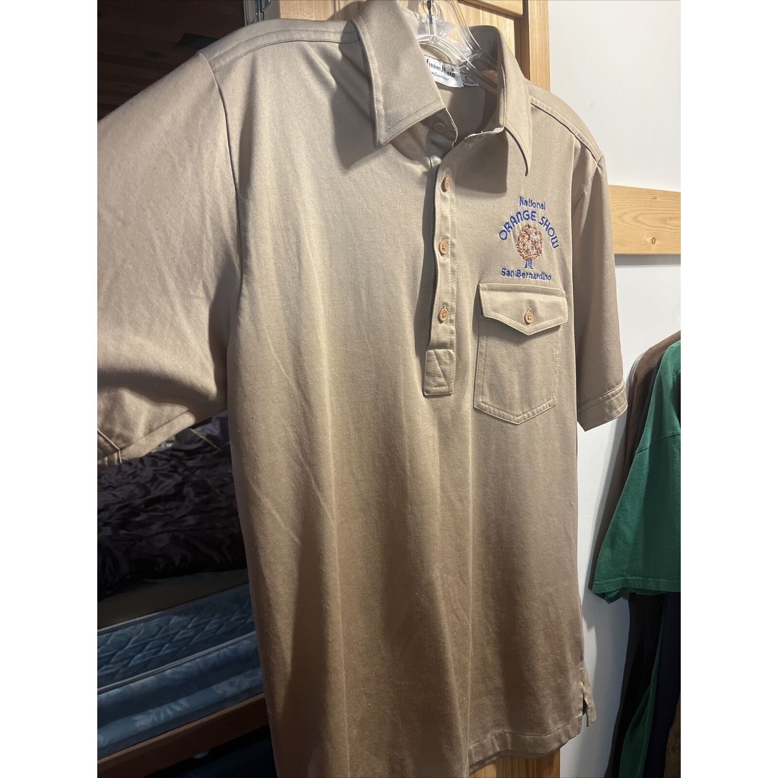 Other Winner Mate Vintage Men’s M Gold SS Polyester Polo Shirt Size US M / EU 48-50 / 2 - 9 Thumbnail