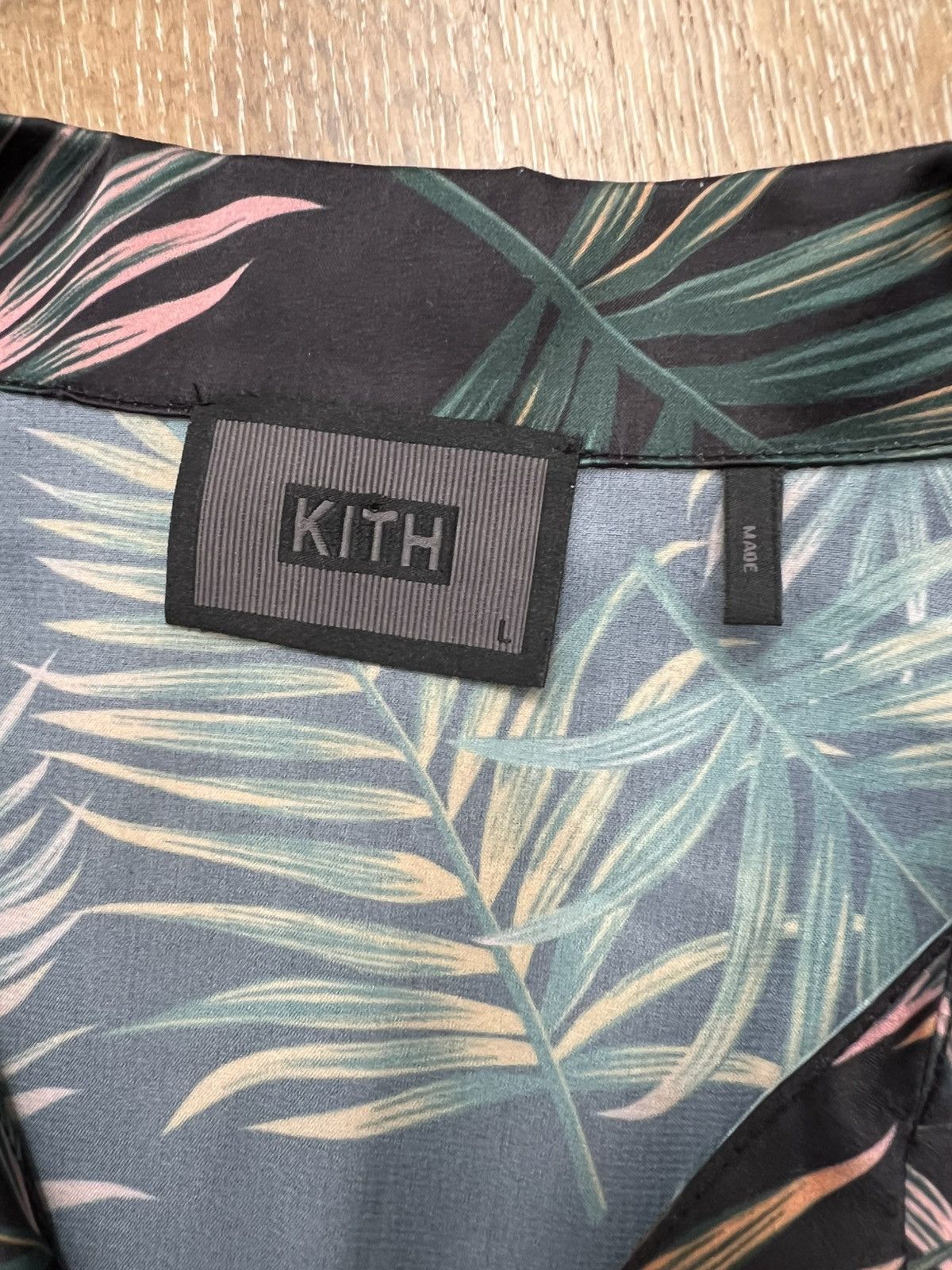 Kith KITH Carla Shirt Leaf Print black palm Size L / US 10 / IT 46 - 3 Thumbnail