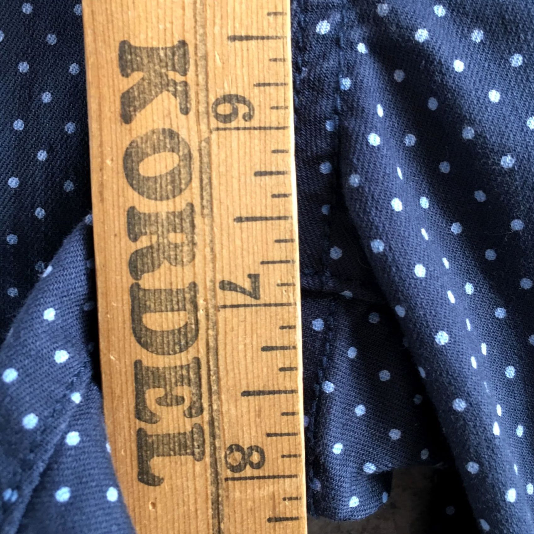 Old Navy Old Navy The Rock Star Super Skinny Pants Womens 2R Blue Polka Dots Low Rise NEW Size 26" / US 2 / IT 38 - 7 Thumbnail