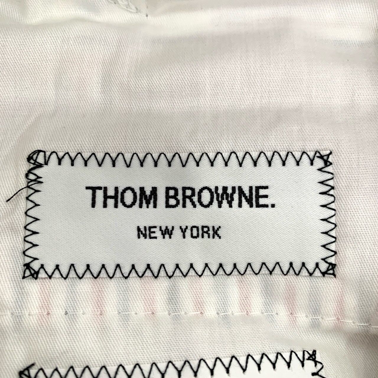 Thom Browne Thom Browne Shark Embroidery Seersucker Striped Shorts Size US 36 / EU 52 - 5 Thumbnail