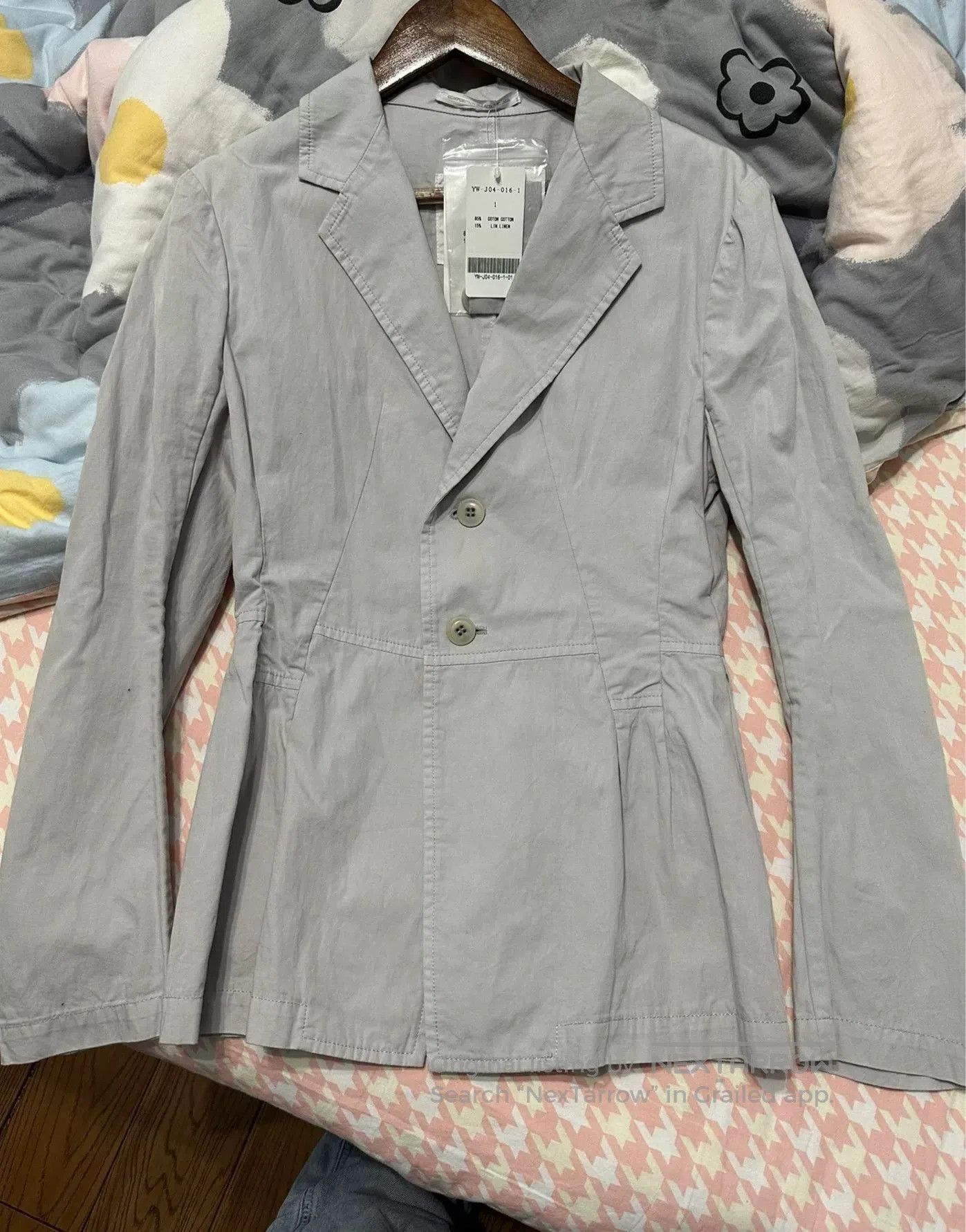 Y's Y's Gray Casual Blazer Jacket. Size M / US 6-8 / IT 42-44 - 1 Thumbnail