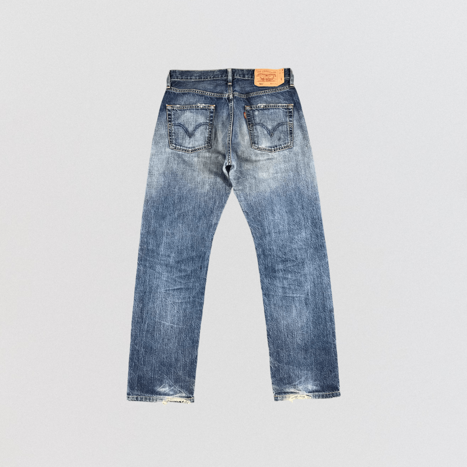 Levi's Vintage 90s Blue Wash Levis 501 Jeans-JM1399 Size US 32 / EU 48 - 2 Thumbnail