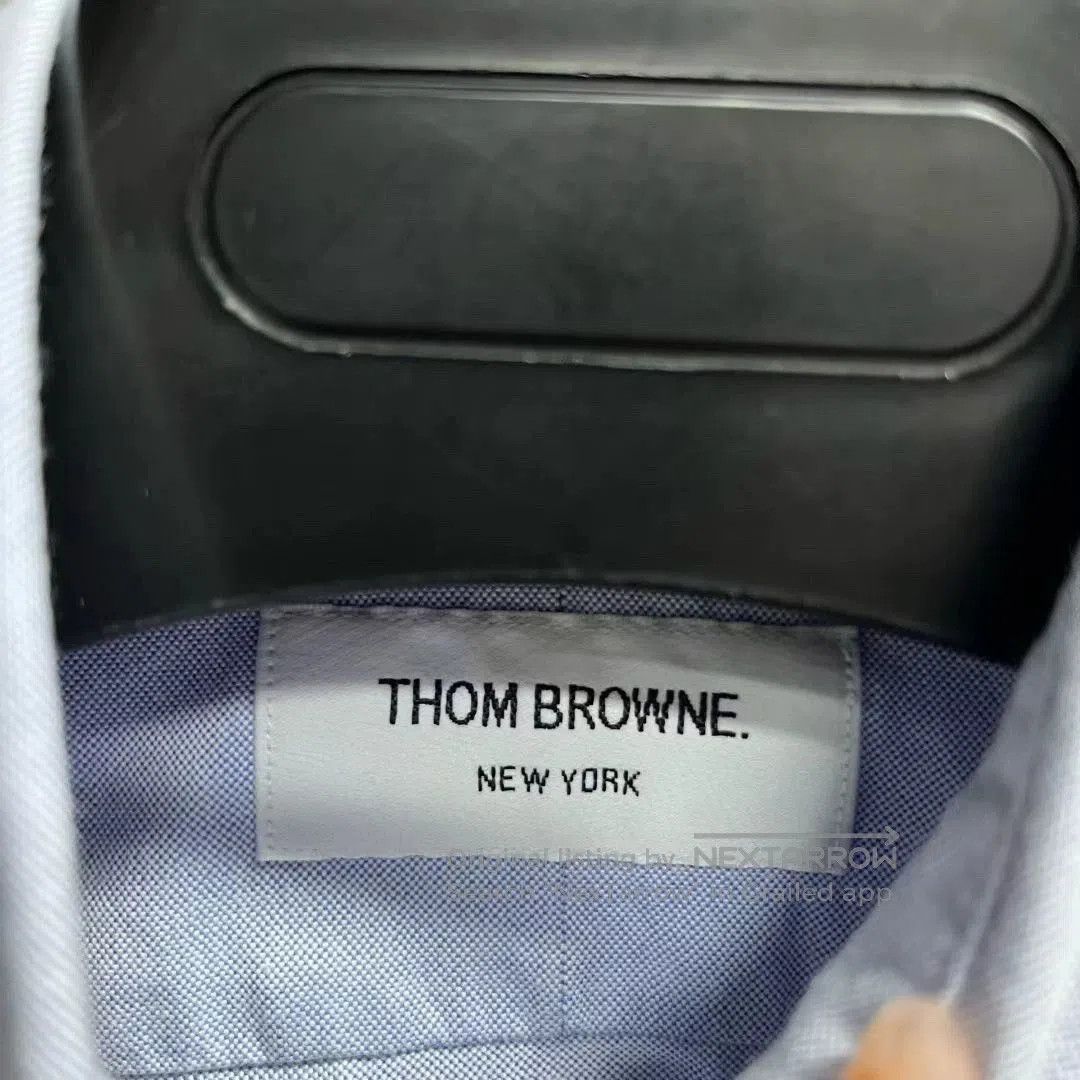 Thom Browne thom browne light blue long sleeve shirt. Size US XXS / EU 40 - 3 Thumbnail