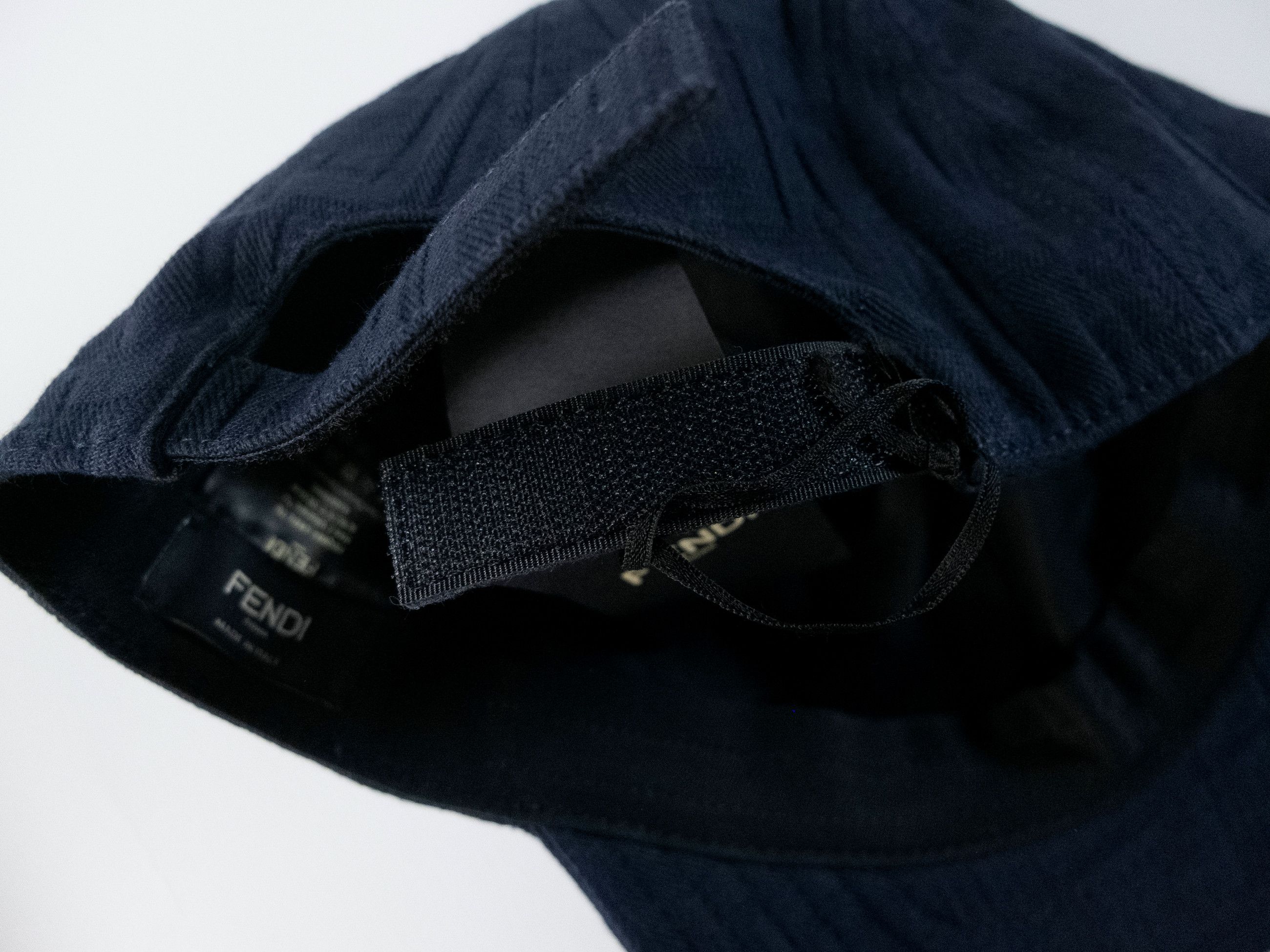 Fendi FENDI navy blue FF logo monogram cotton baseball cap Medium Size ONE SIZE - 8 Thumbnail