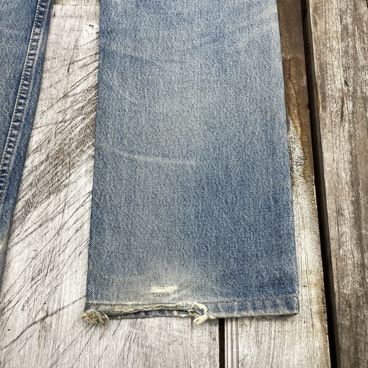 Levi's Vintage Levis 607 Oren tag Distressed Jeans wc 370 Size US 28 / EU 44 - 6 Thumbnail