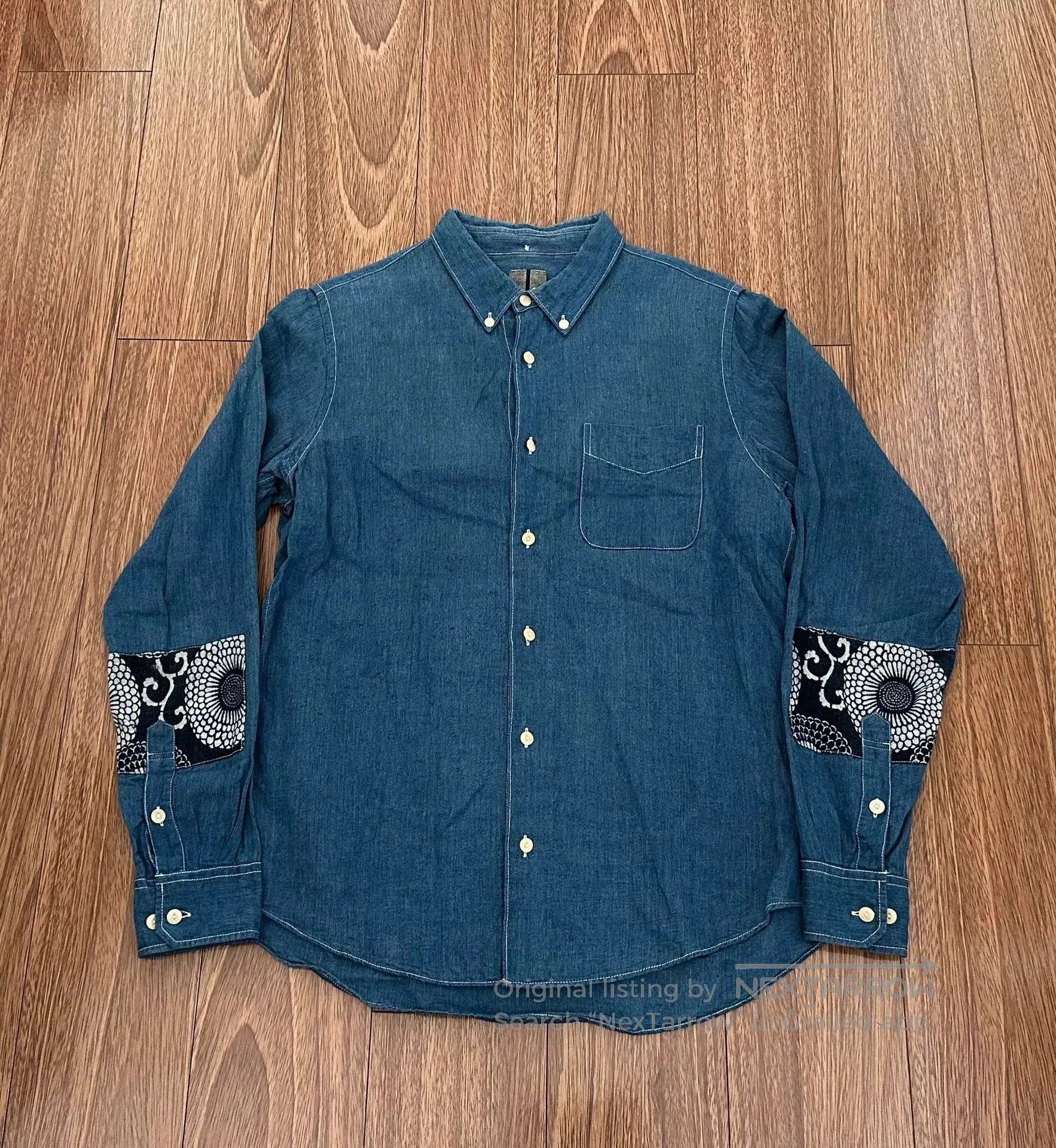 Visvim visvim lungta long sleeve patch shirt. Size US S / EU 44-46 / 1 - 1 Thumbnail