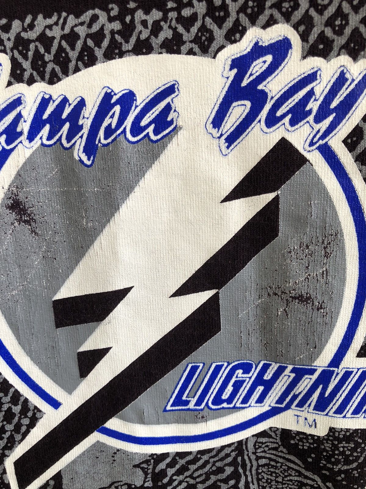 Vintage Vintage 90s TAMPA BAY Lightning NHL Tee Size US XL / EU 56 / 4 - 7 Thumbnail