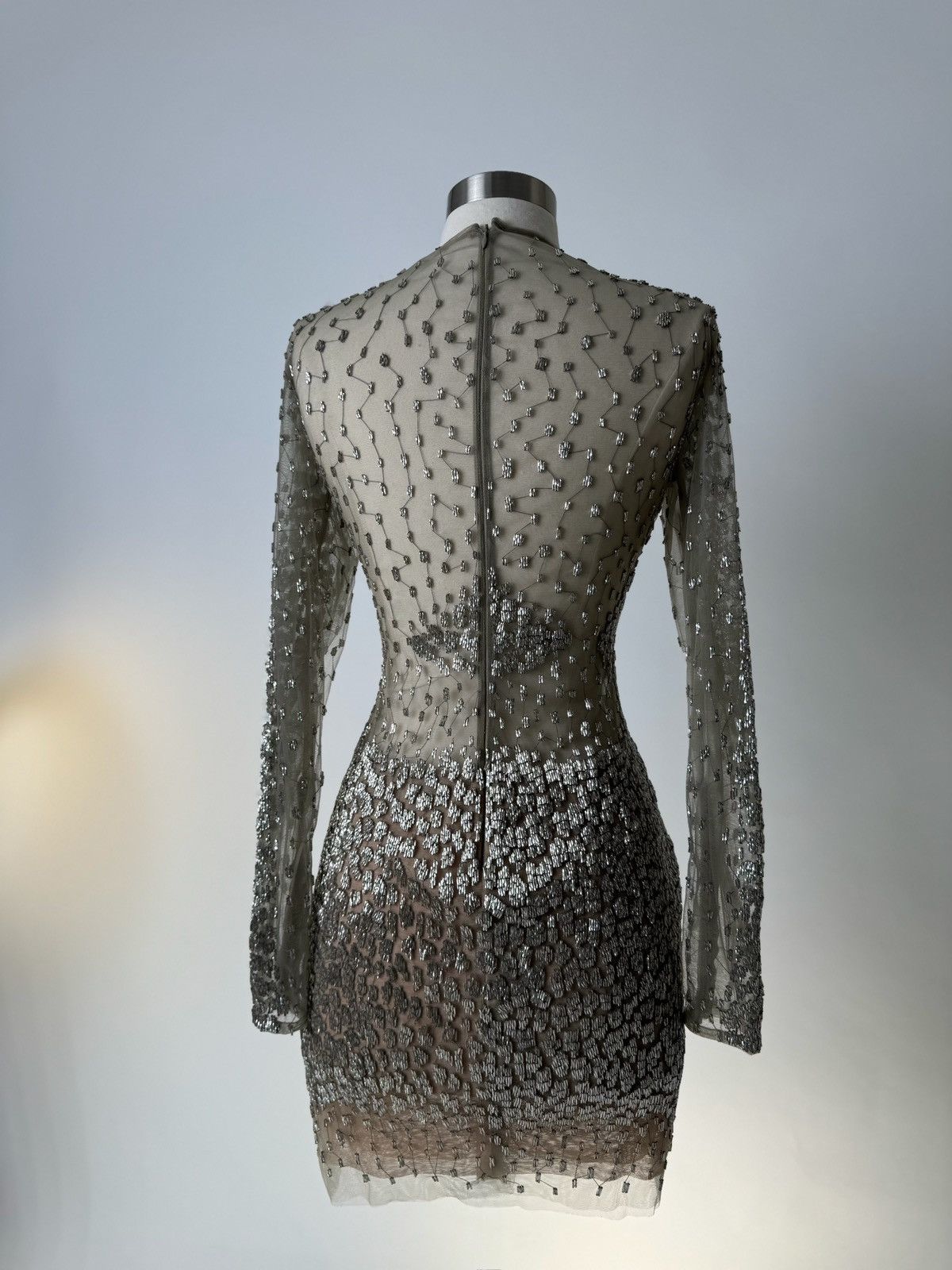 Other Brand New US 6 Jovani Beaded Mini Evening Dress Size M / US 6-8 / IT 42-44 - 7 Thumbnail