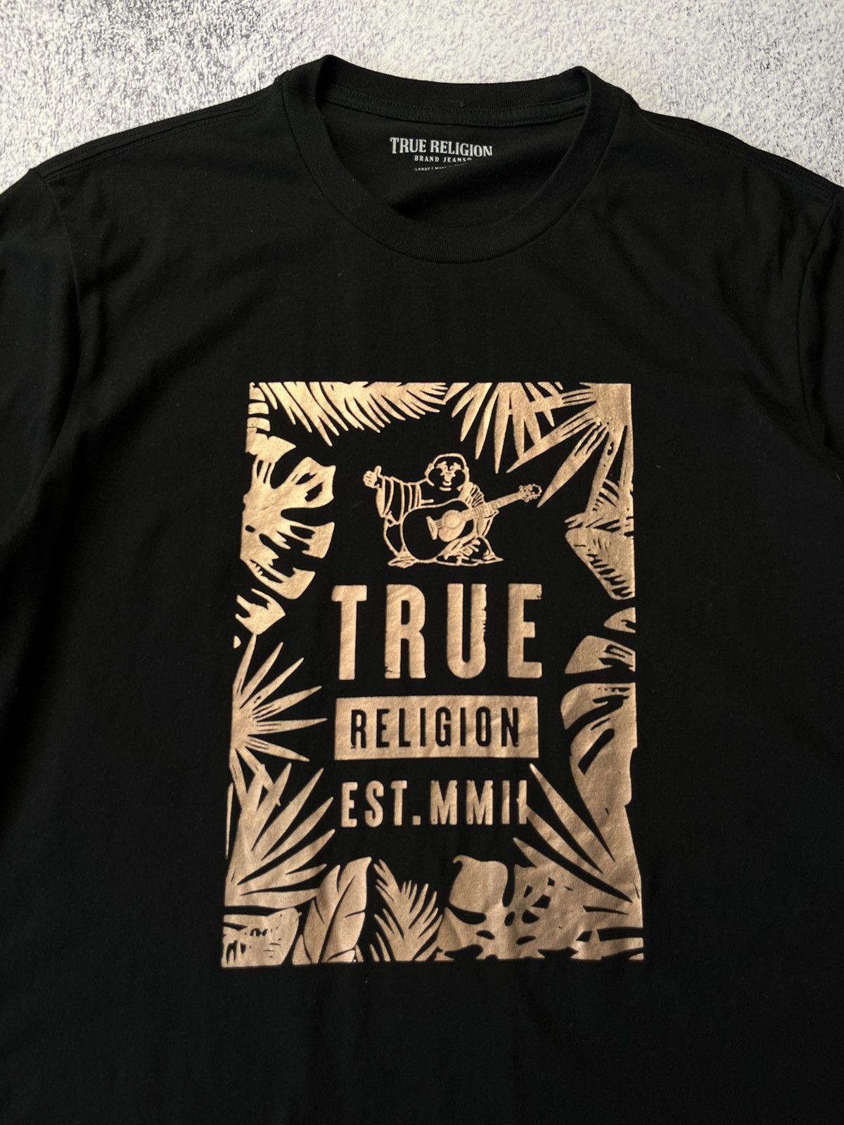 Japanese Brand Mens Vintage True Religion T Shirt Japanese brand streetwear Size US L / EU 52-54 / 3 - 5 Thumbnail