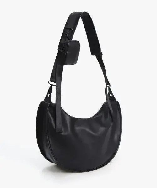 Japanese Brand Hioki Crossbody shoulder bag PU Leather casual style Size ONE SIZE - 4 Thumbnail